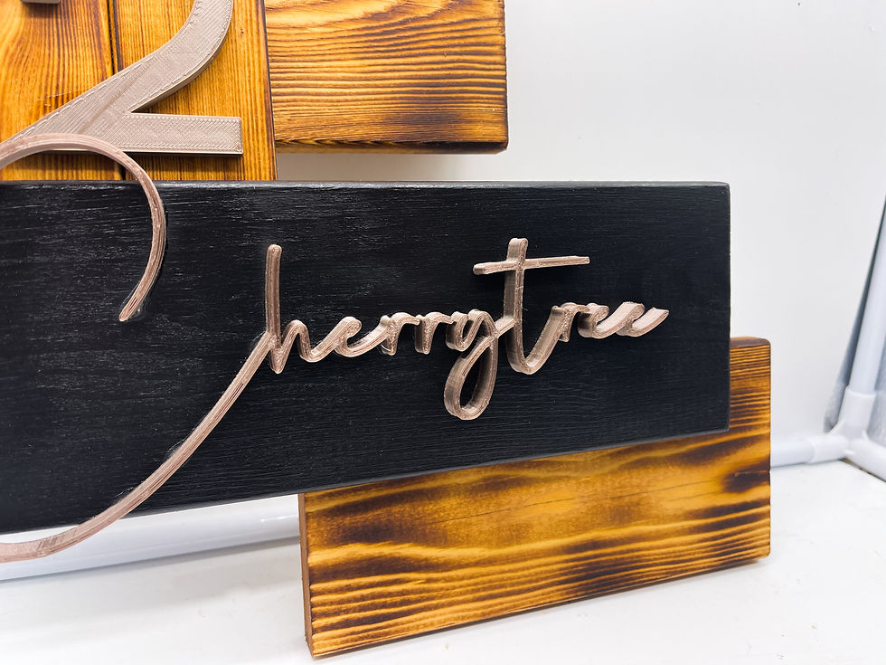 Thumbnail: YAKISUGI Designer Charred House plaque