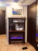 Bluebonnet Fireplace + Coffee Bar