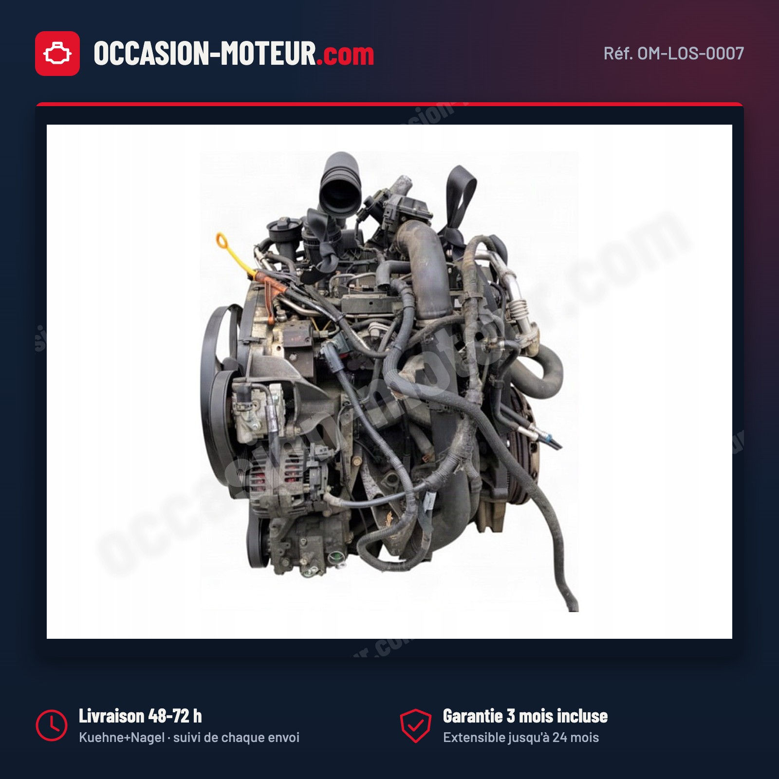 Moteur Volkswagen Crafter 2.5 TDI 163 ch BJM 2006-2011