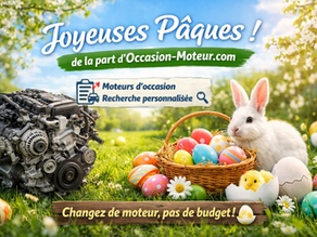 🐣 Joyeuses Pâques de la part d’Occasion-Moteur.com !
