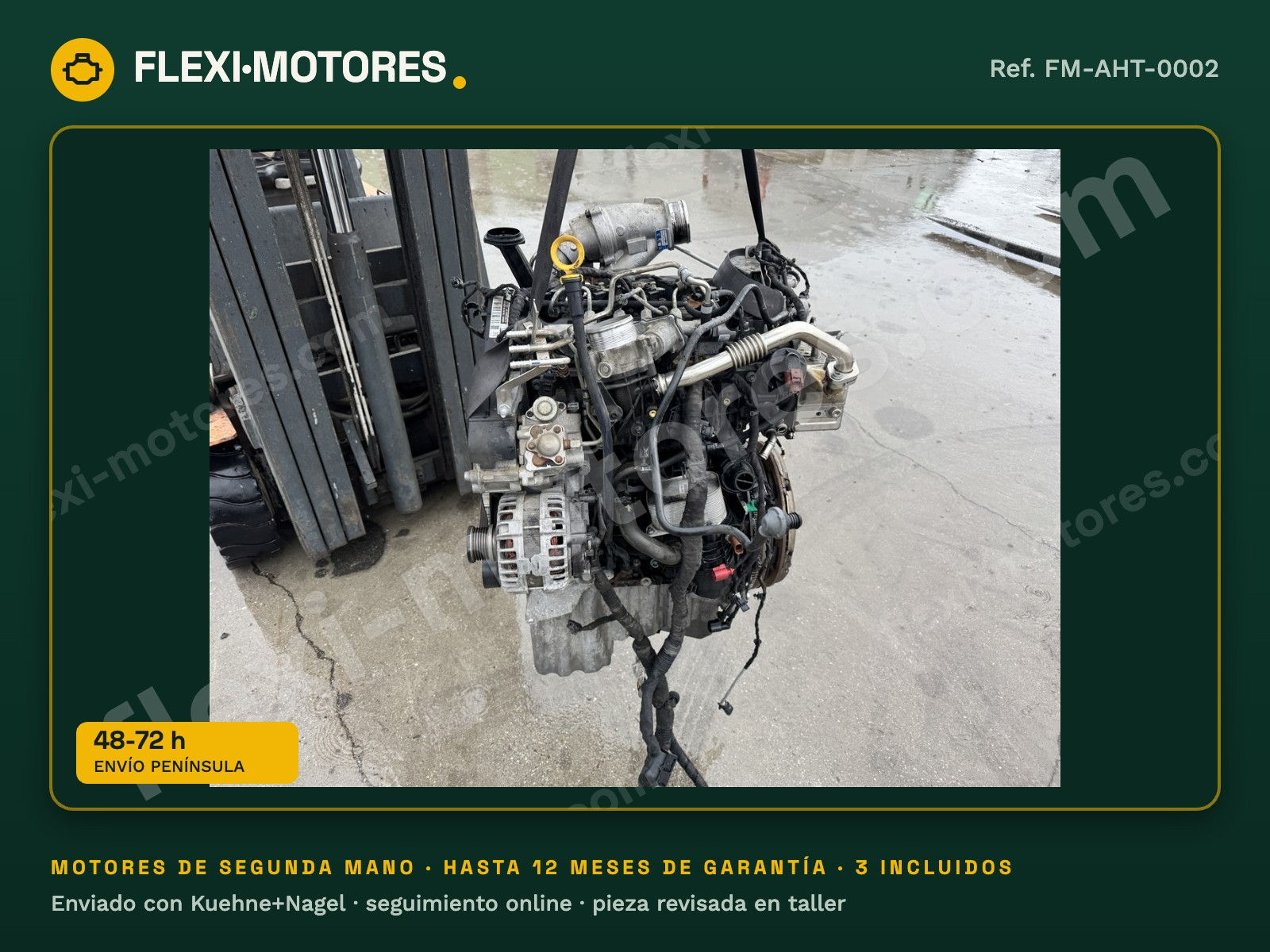 Motor VW Crafter II MAN TGE 2.0 TDI 177 biturbo DAW 2021 78 000 km