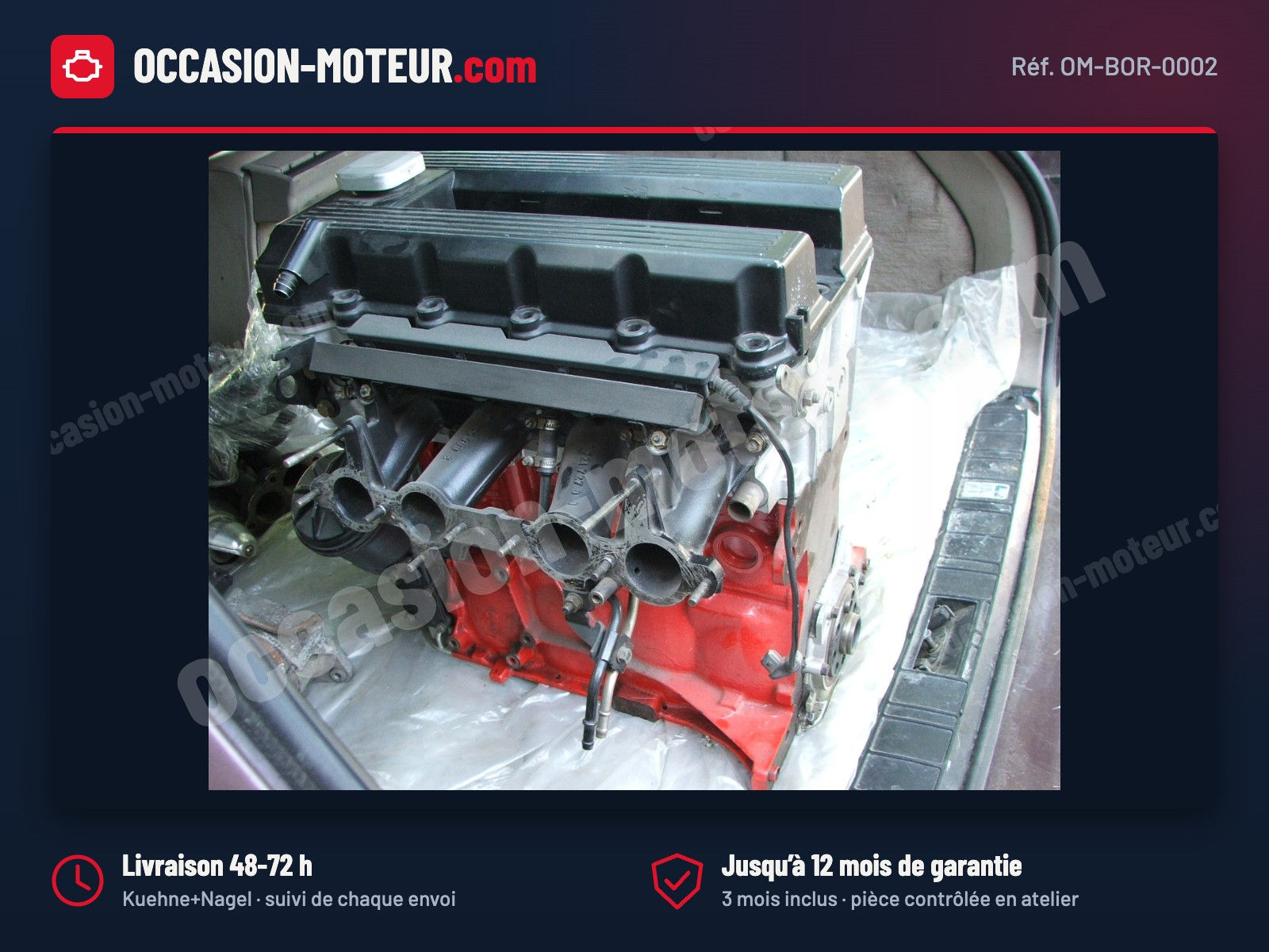 Moteur BMW E30 318is 1.8 16V 136 ch M42B18 env. 10 000 km