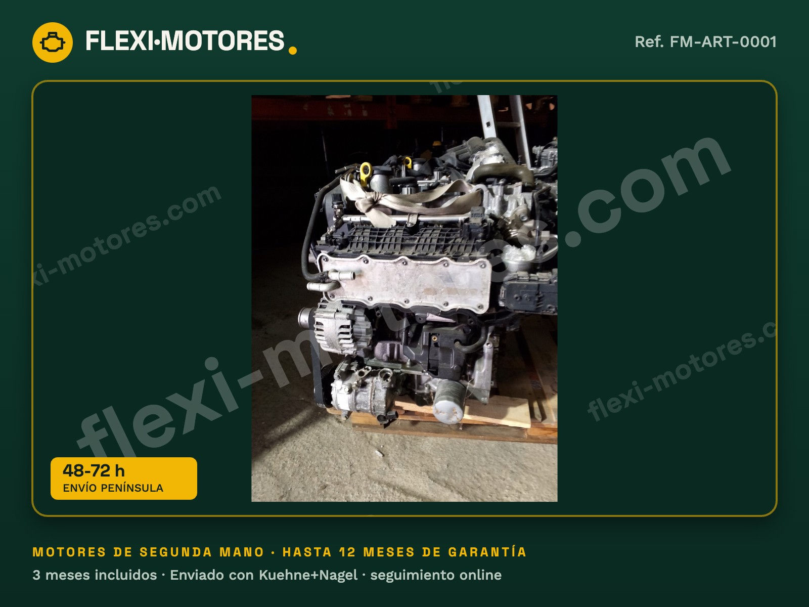 Motor VW Golf VII 1.4 TSI CPW Audi A3 Skoda Octavia Seat León completo