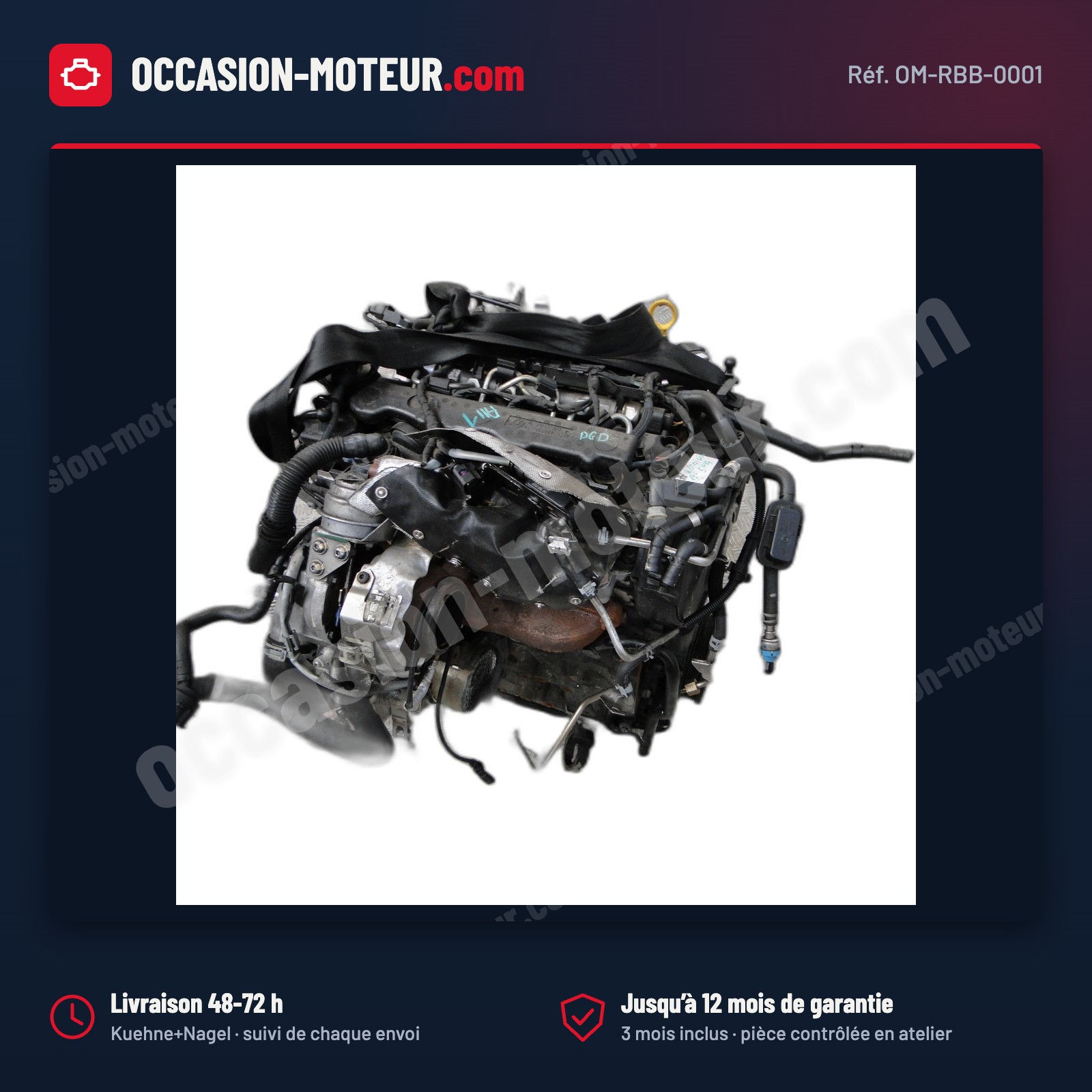 Moteur VW Tiguan II 5NA 2.0 TDI 150 ch DGD 2019 89 000 km