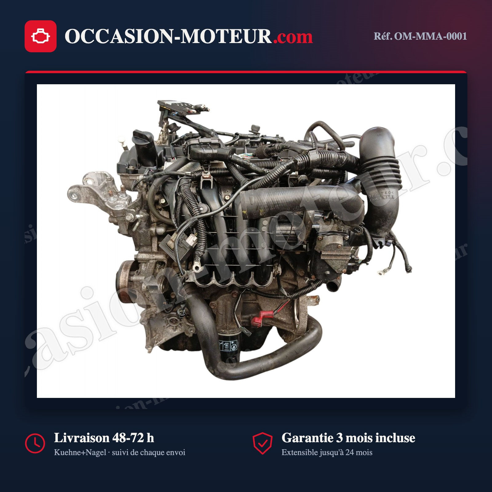 Moteur Mitsubishi ASX 1.6 MIVEC 117 ch 4A92 219 000 km