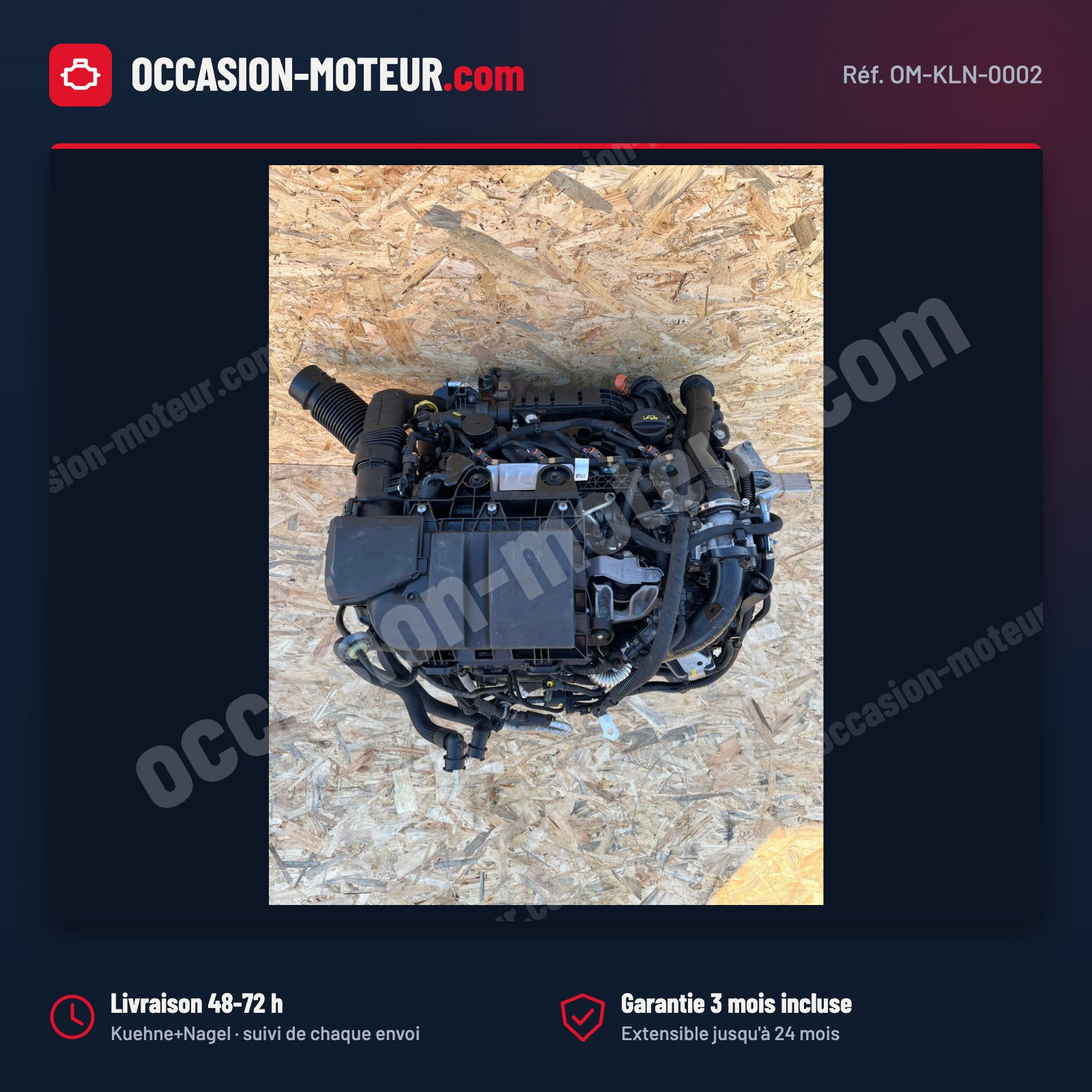 Moteur Peugeot 1.5 BlueHDi DV5RC YH01 10Q3EJ 2023 22 653 km