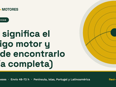 Qué significa el código motor y dónde encontrarlo (Guía completa)