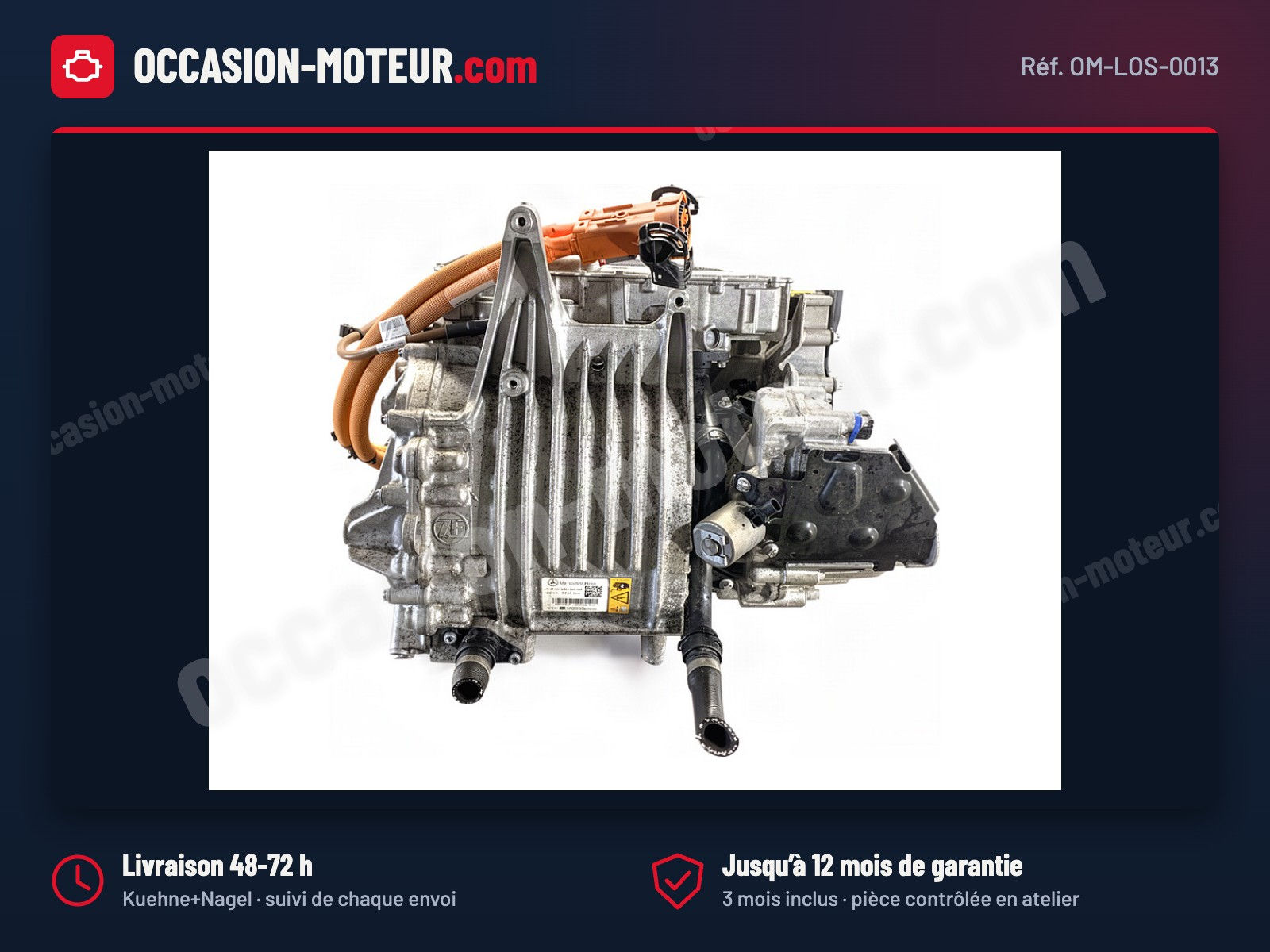 Moteur électrique Mercedes eSprinter B910 85 kW 116 ch A4479006019