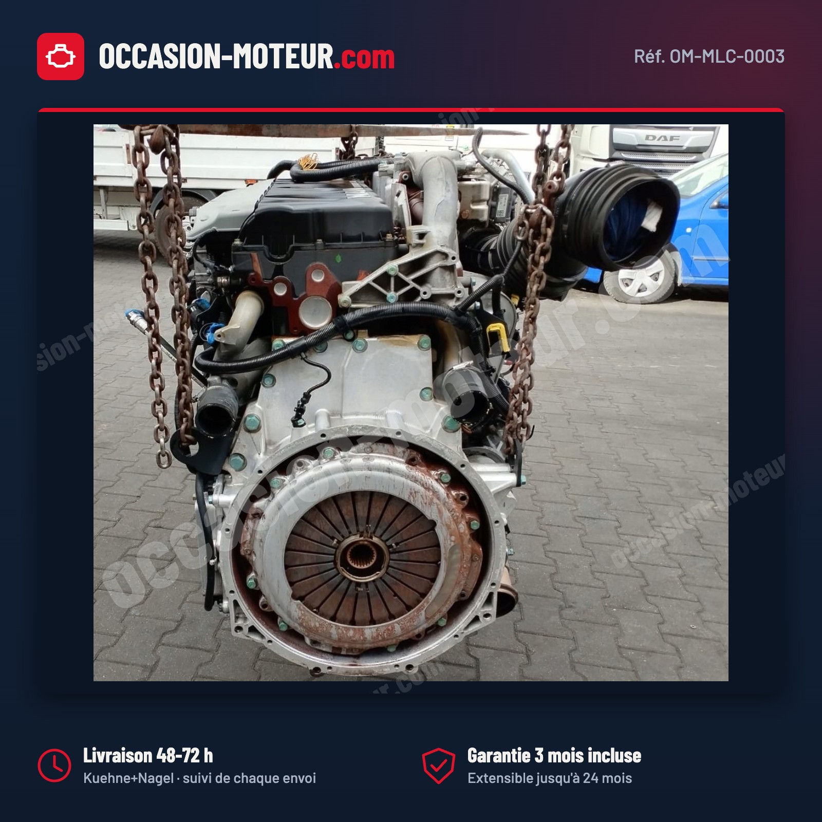 Moteur PL MAN TGX TGS D2676 LF52 420-500 ch Euro 6 sans reprise