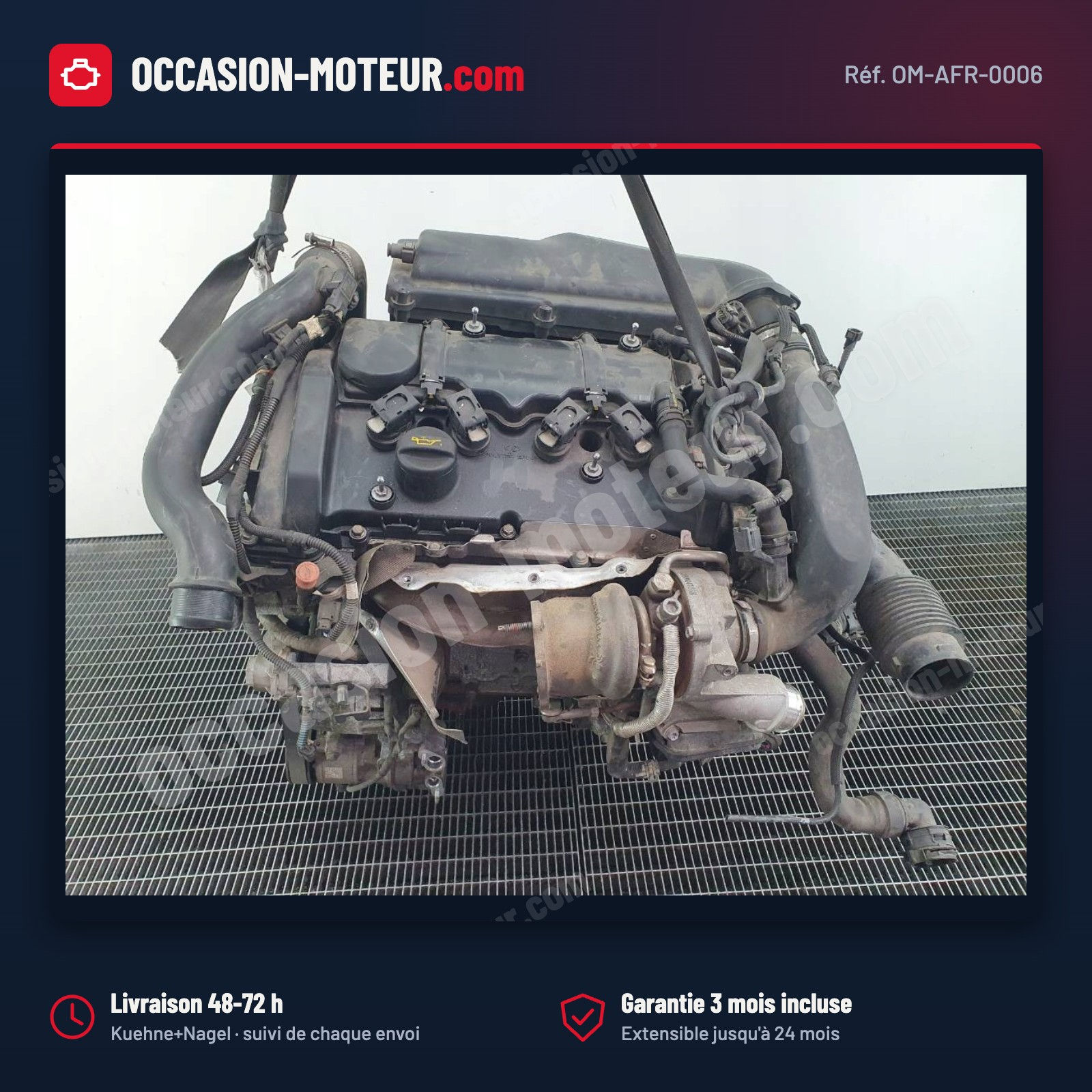 Moteur Peugeot 5008 II 3008 1.6 PureTech 180 10FKBA 5GF 2019 147 000 km
