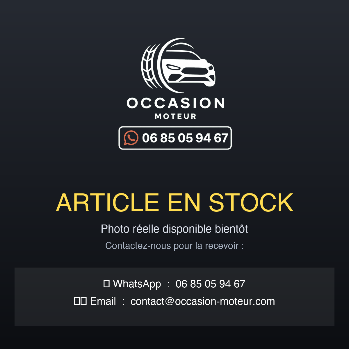 Alternateur Valeo Mercedes E63 AMG W213 — 250A 12V régulateur