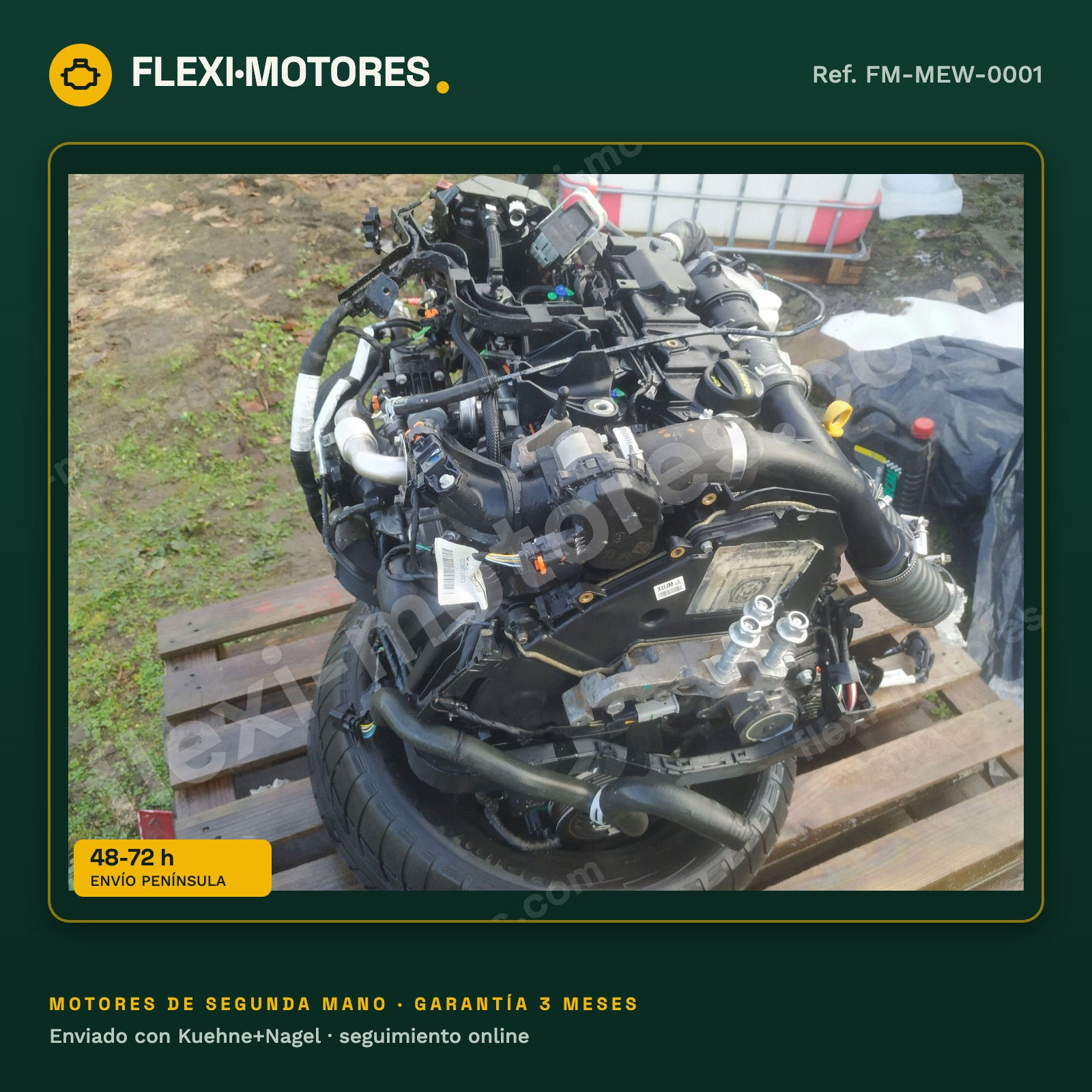 Motor Ford Fiesta MK8 1.5 TDCi 85 CV XUJM 2020 56.000 km