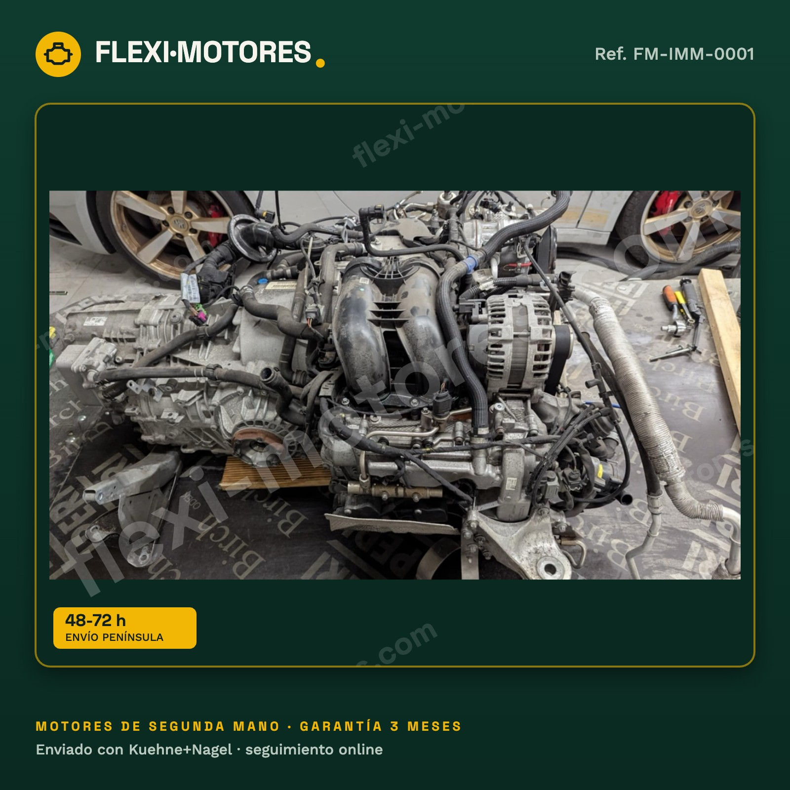 Motor Porsche 718 Boxster Cayman 982 2.0 turbo bóxer 4 cilindros 300 CV ref. DNY