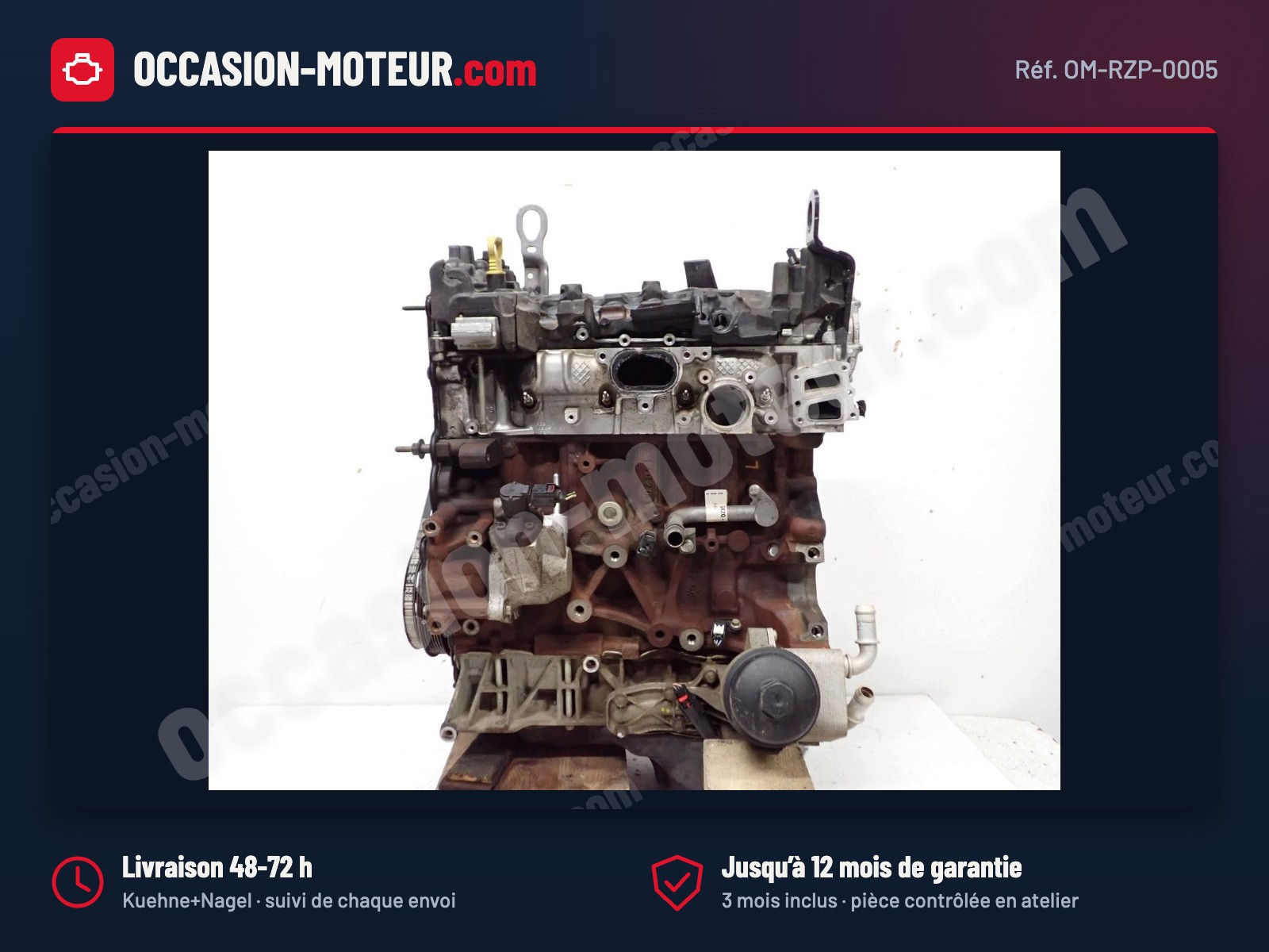 Moteur Ford Ranger 2.0 EcoBlue 170 ch BC2X 2021 102 000 km