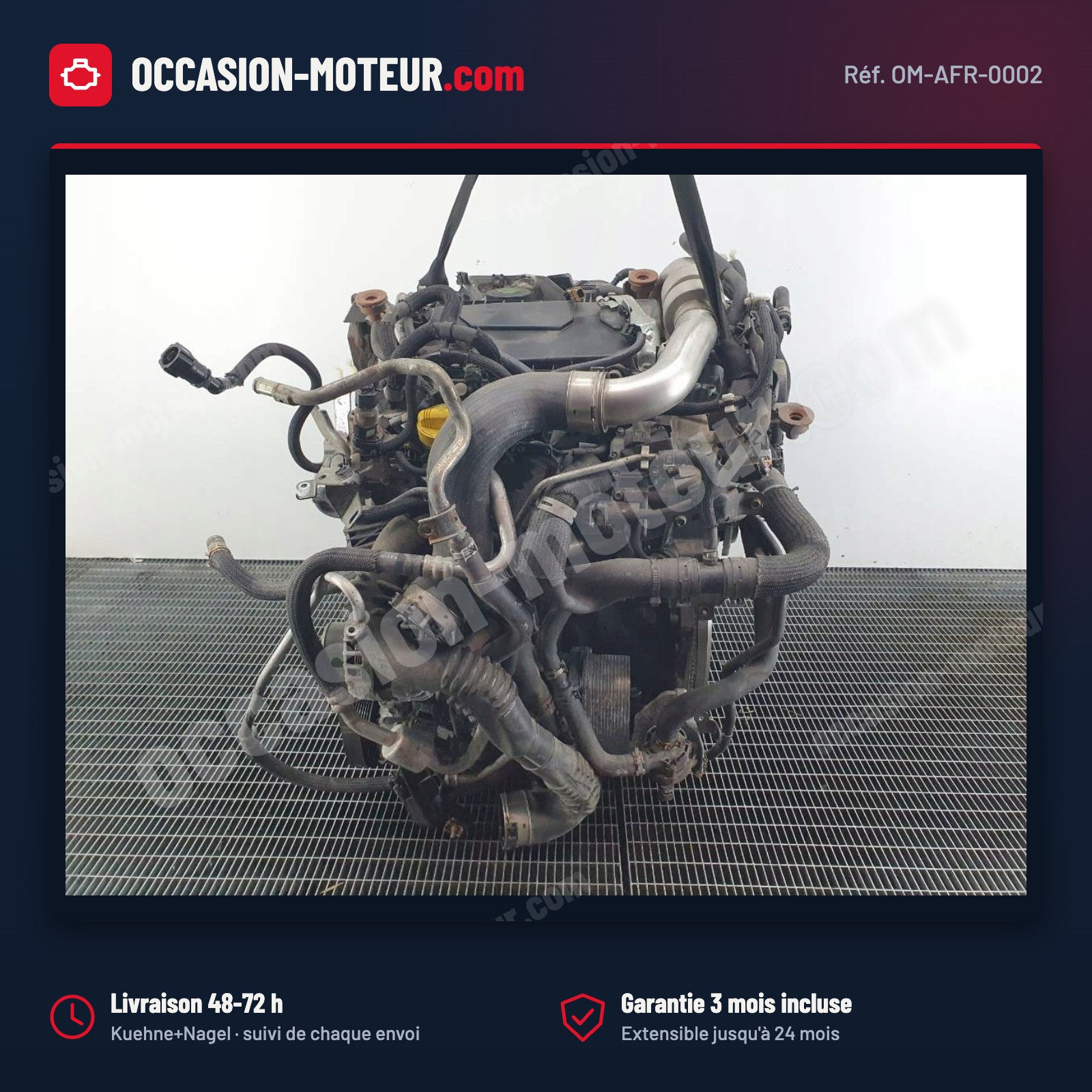 Moteur Nissan X-Trail III T32 2.0 dCi 177 M9R868 2017
