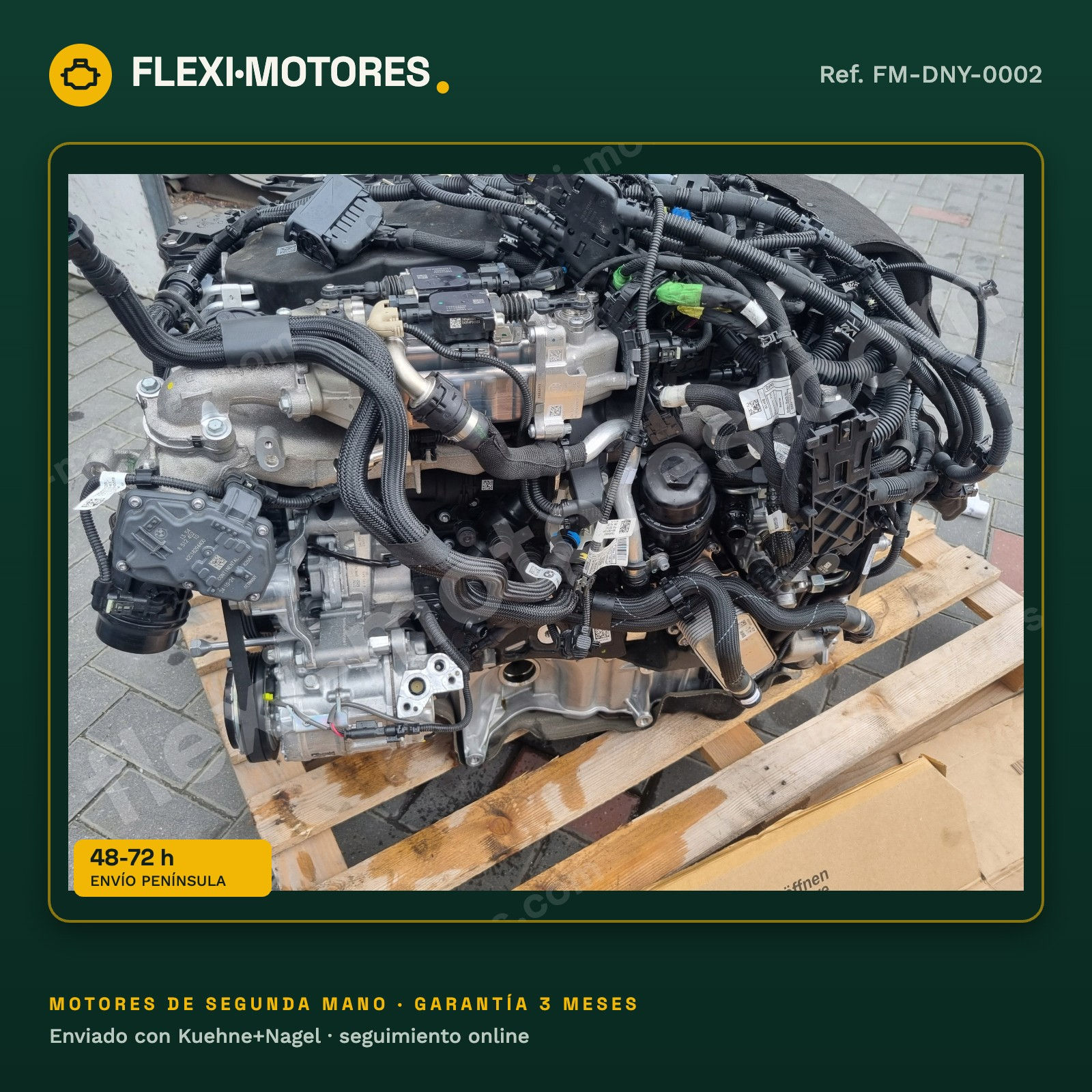 Motor BMW 540d xDrive G60 G61 3.0 diésel mild hybrid B57D30B 340 CV 2024 500 km