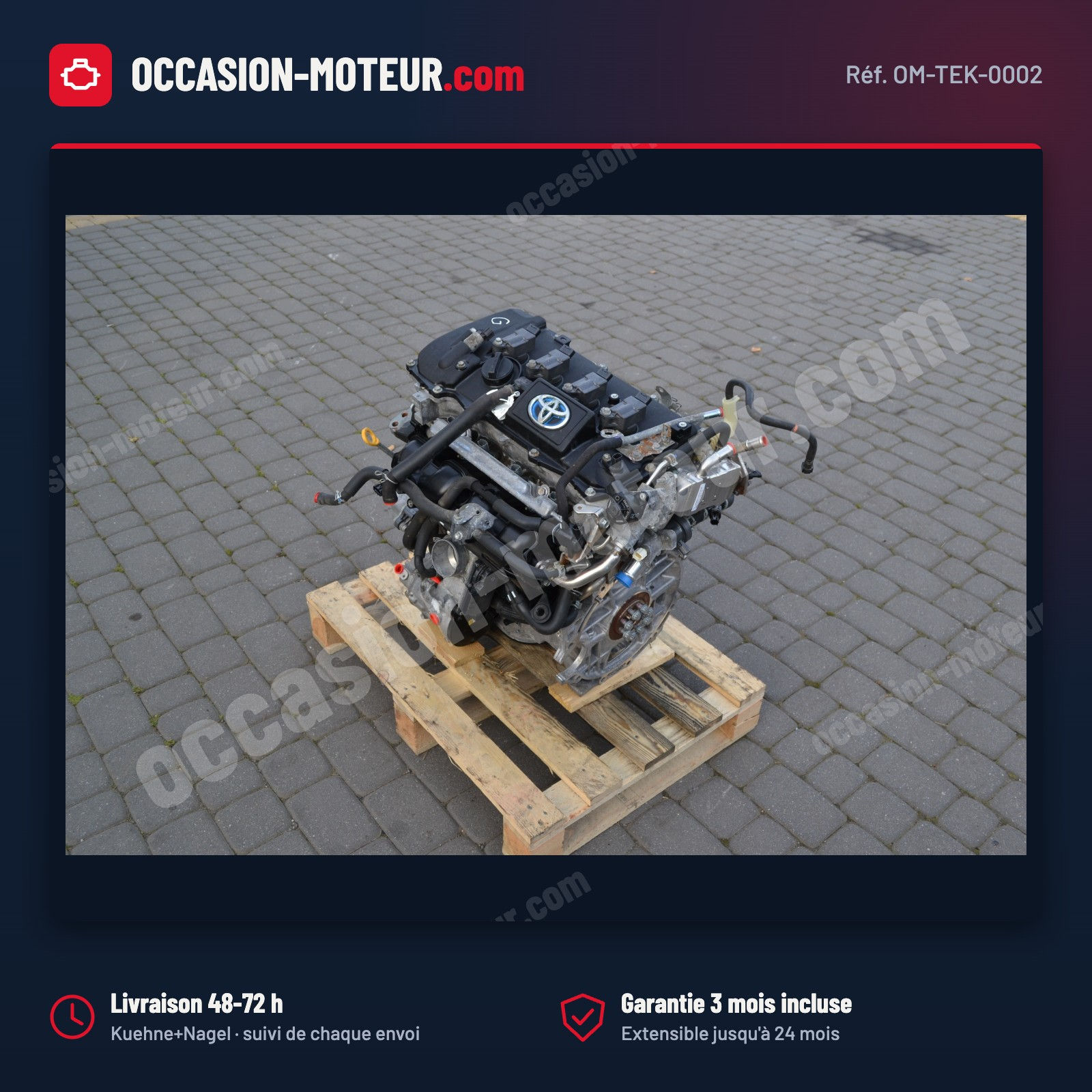 Moteur Toyota C-HR Auris Prius 1.8 Hybrid 2ZR-FXE 2017 67 000 km