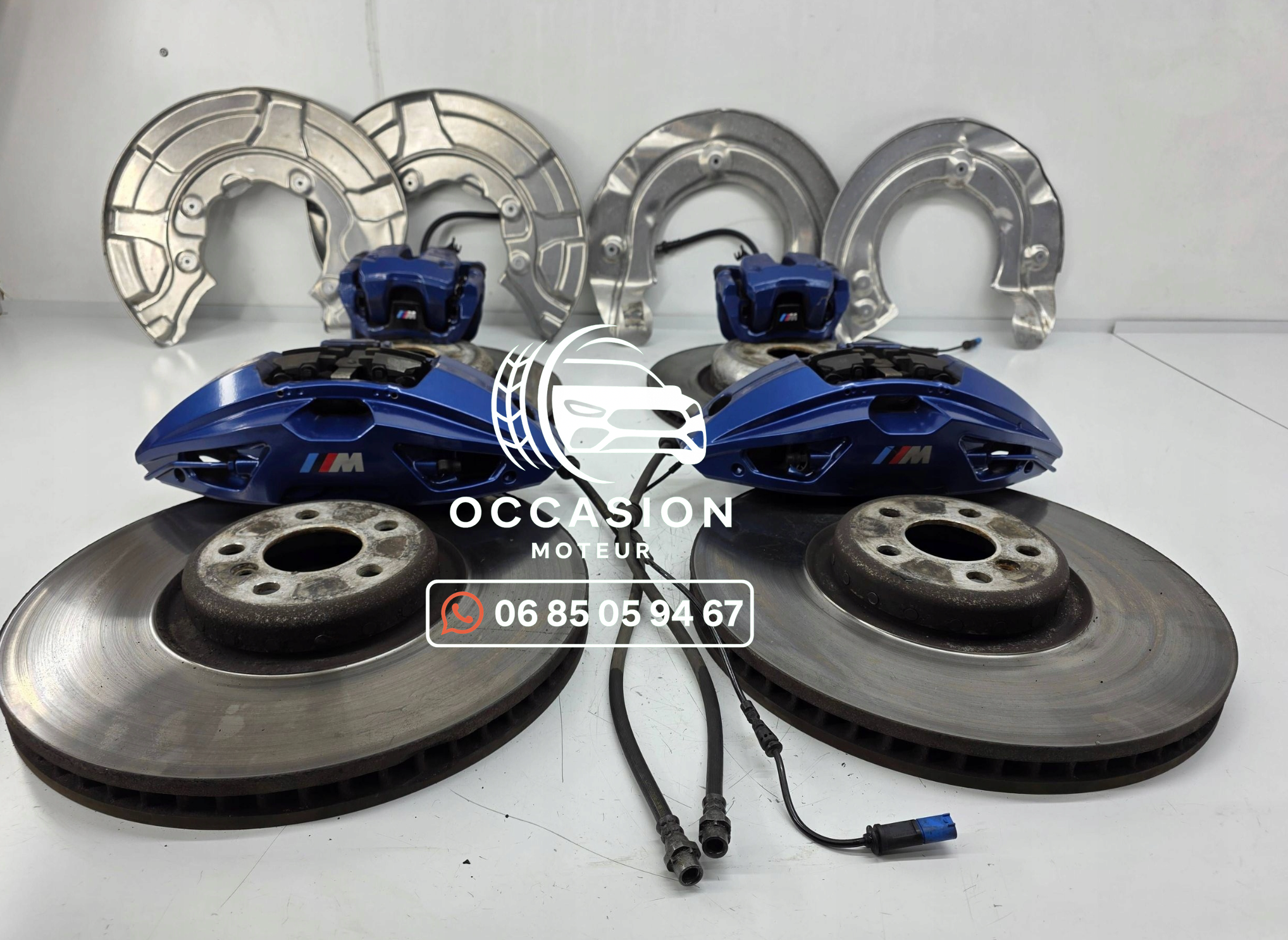 Kit freins complet BMW X7 G07 (2021) – Disques + Étriers + Protections – Réf. 6887555 – 3.000 km