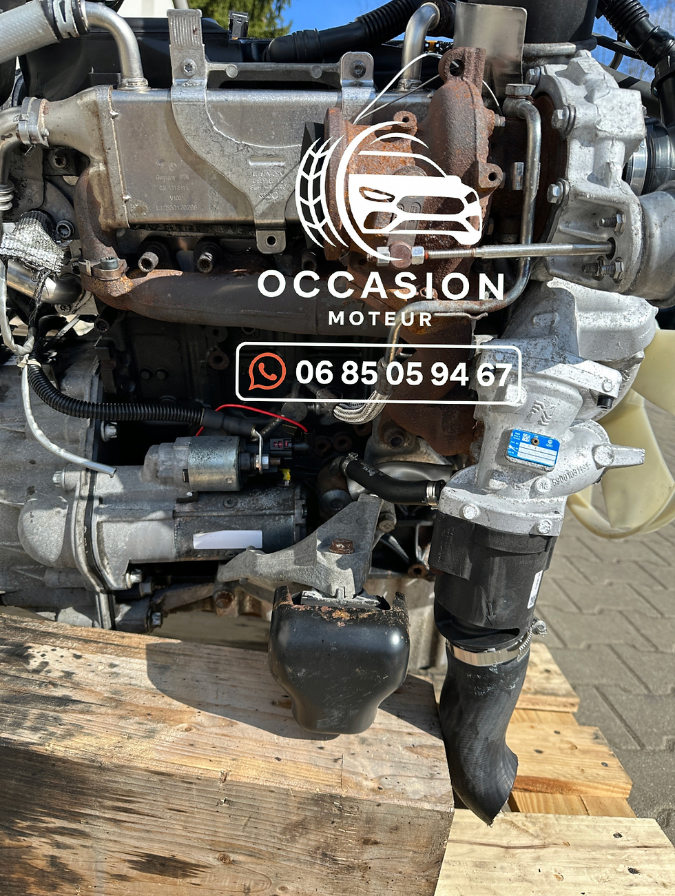 Miniature : Moteur VW Crafter 2.0 TDI Biturbo CKU Occasion – 70 000 km – 5 500 €