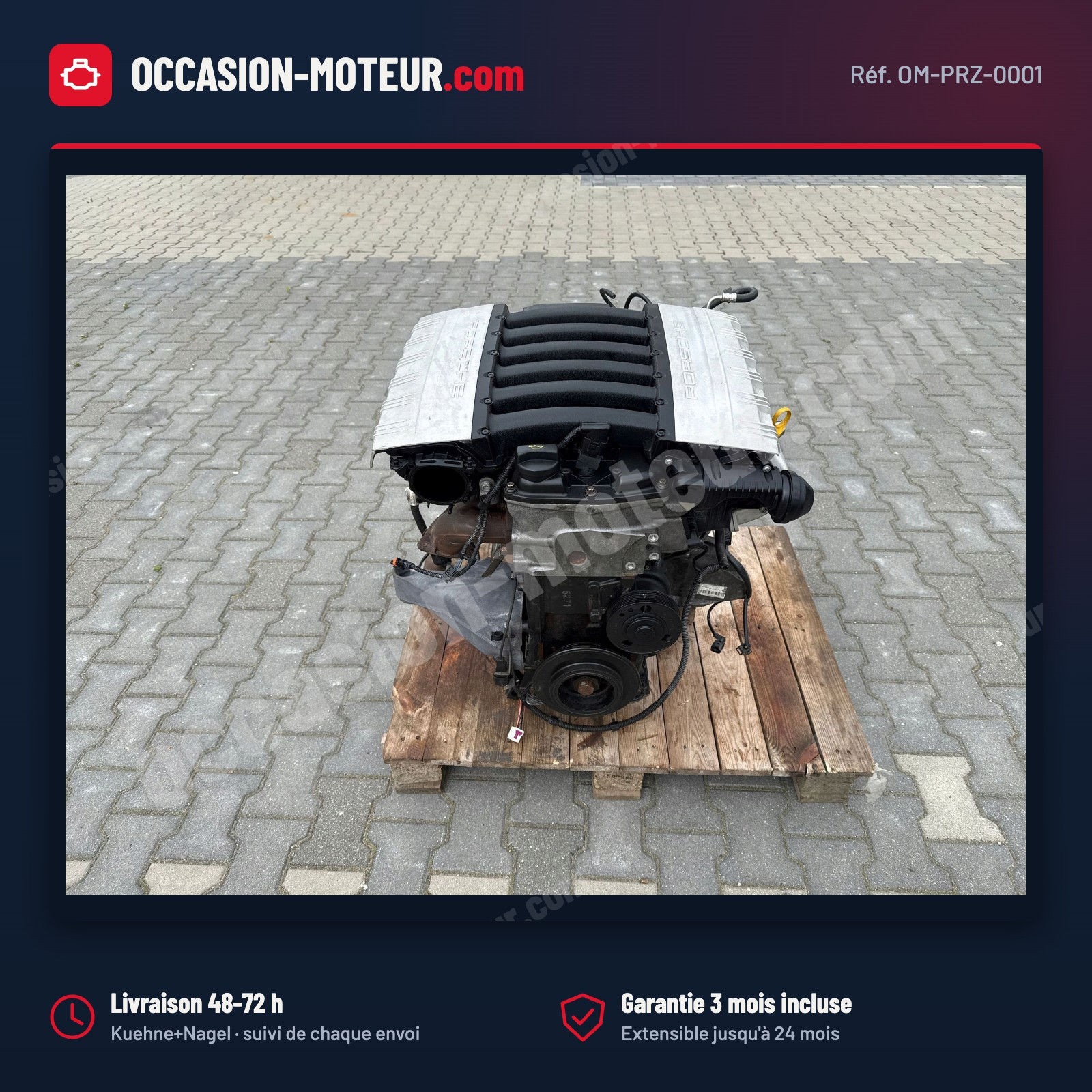 Moteur Porsche Cayenne 9PA 3.6 V6 290 ch M55.01 2009 89 000 km