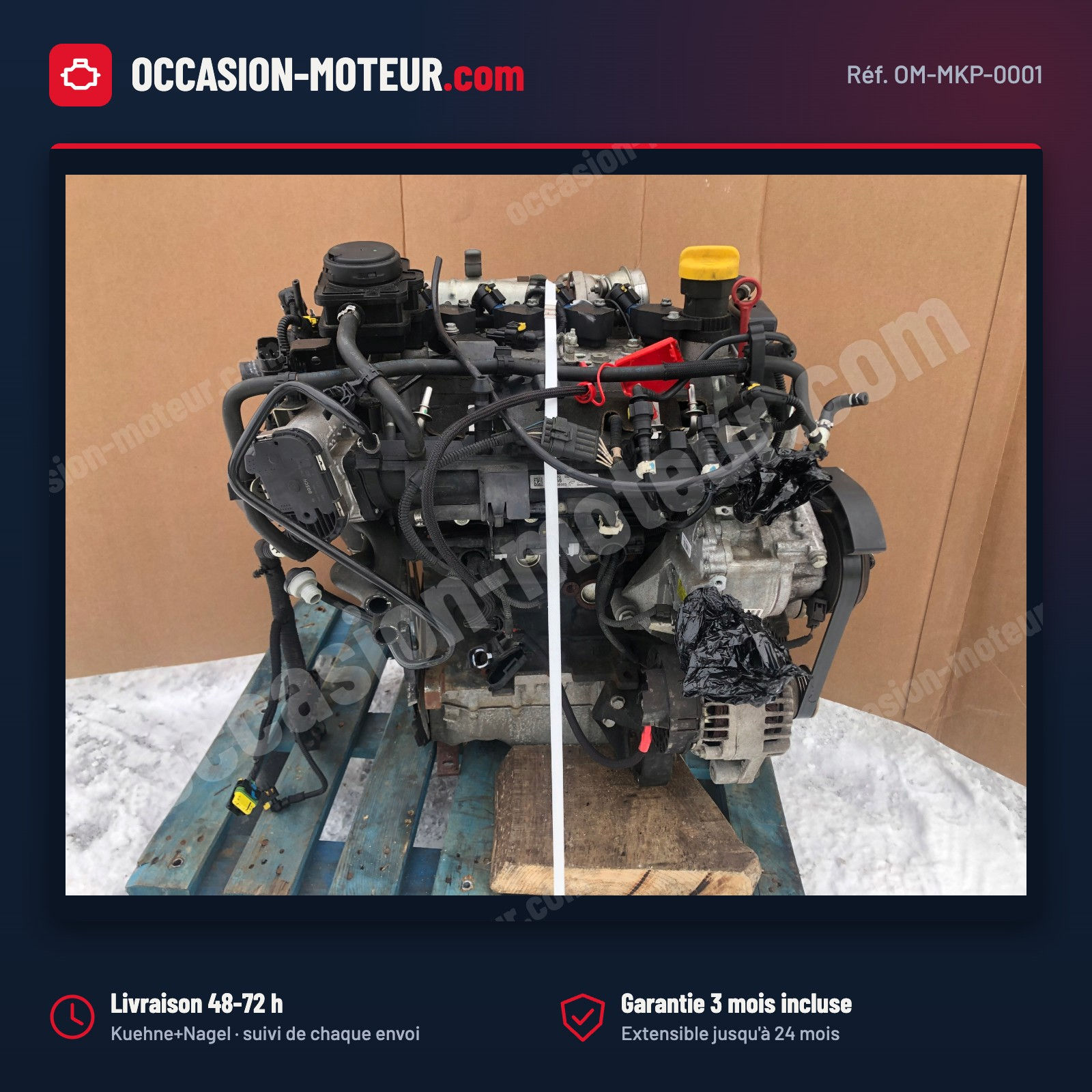 Moteur Abarth 595 1.4 T-Jet 180 ch 312A3000 2018 60 000 km Fiat 500