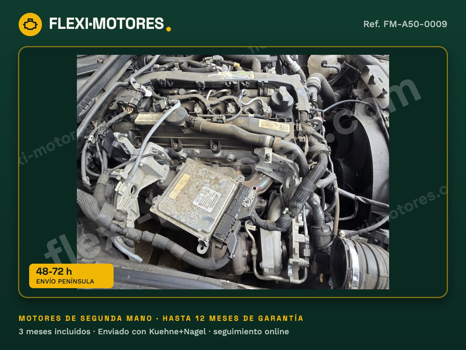 Motor Mercedes Clase C W205 S205 220 d 2.2 CDI 170 CV 651.921 2016 158 000 km