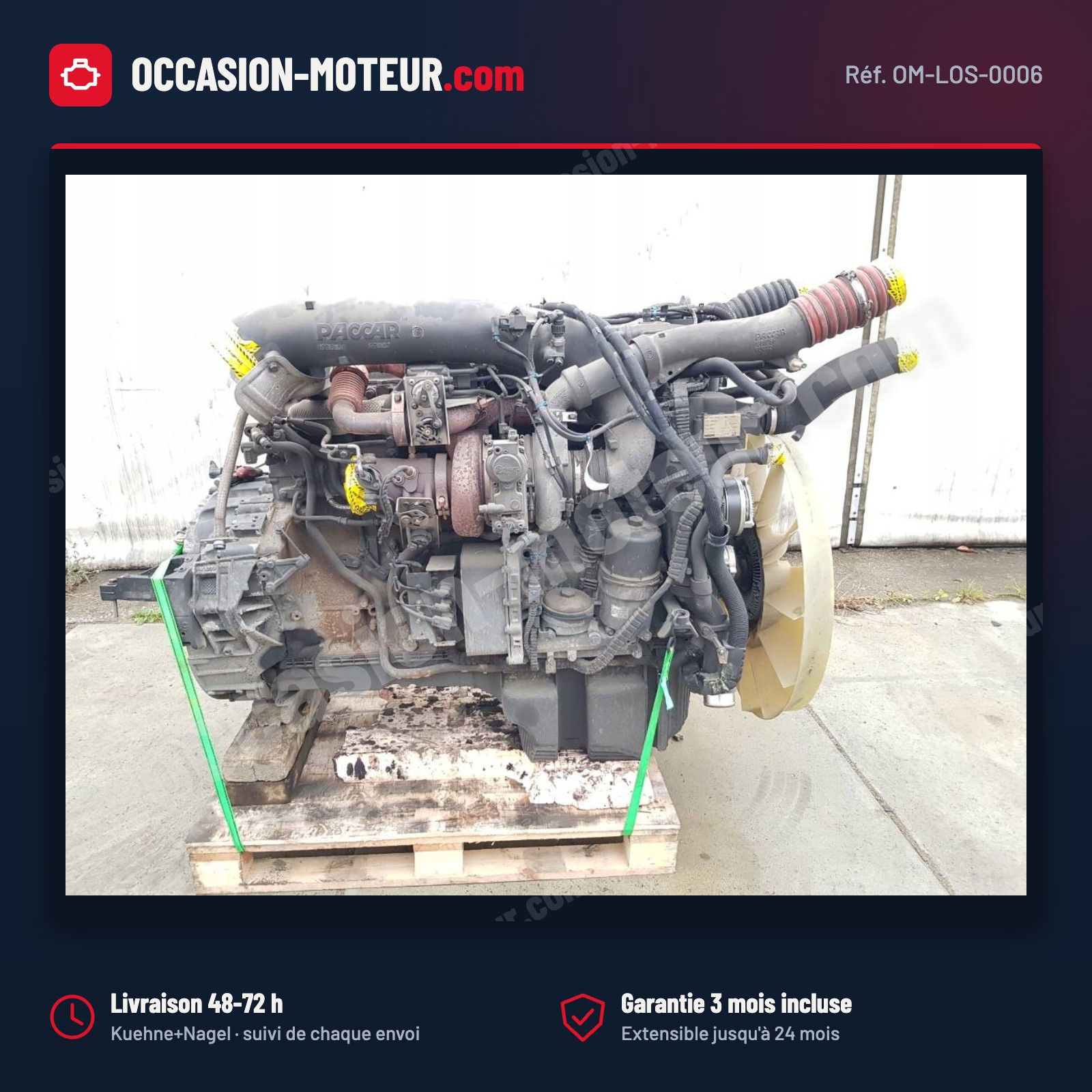 Moteur PL DAF XF 460 FT Paccar MX-13 340 H1 462 ch Euro 6