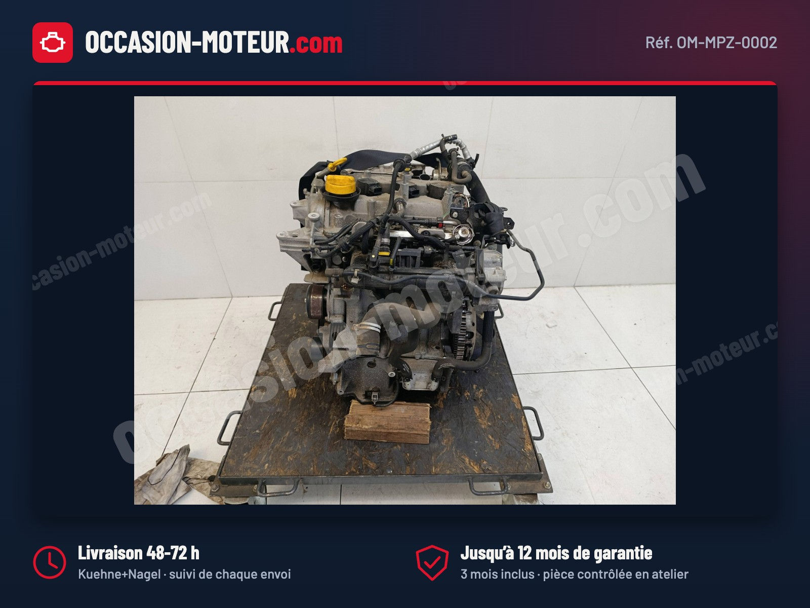 Moteur Dacia Sandero II phase 2 0.9 TCe 90 H4BB408