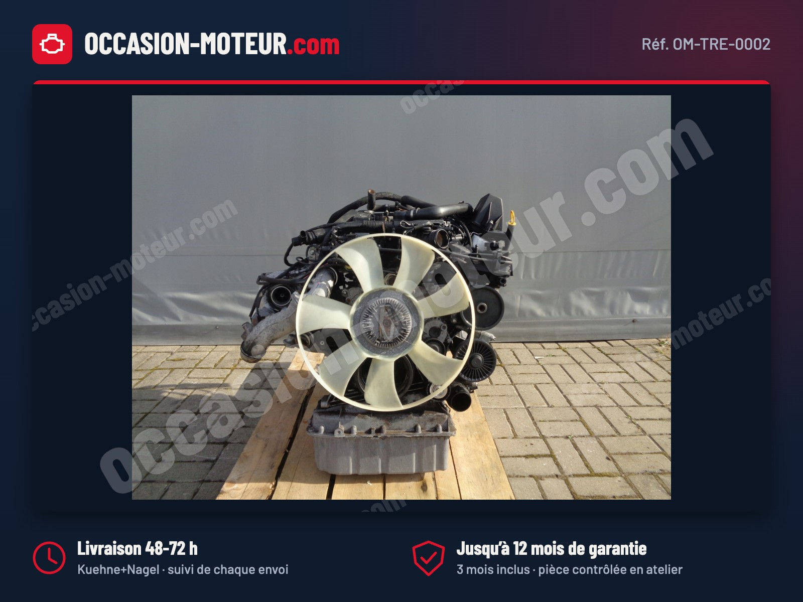 Moteur Mercedes Sprinter W906 2.2 CDI BiTurbo OM 651.955 complet