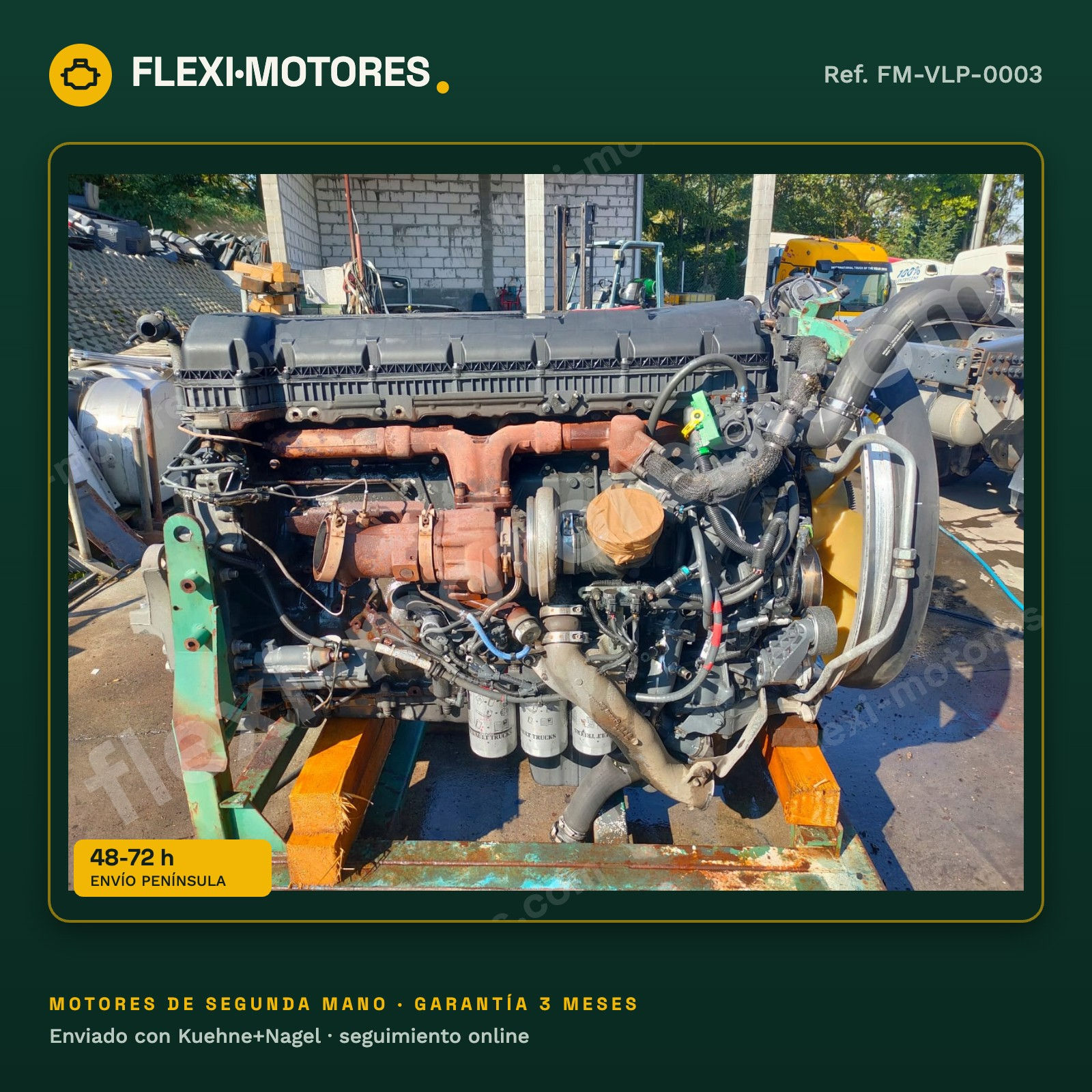 Motor camión Renault Trucks T 480 DTI 13 Euro 6 completo 2018