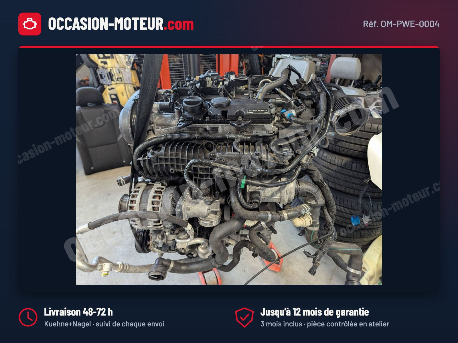 Moteur Volvo V40 II 2.0 T2 B4204T17 122 ch 2019 134 253 km