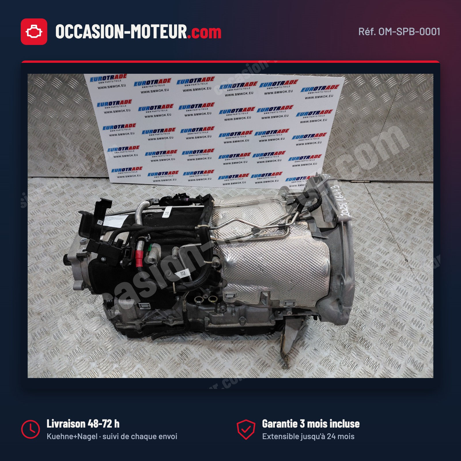 Boîte automatique ZF 8HP80 GN8X80DZ 5A99E25 BMW X7 G07 M60i xDrive S68 18 437 km