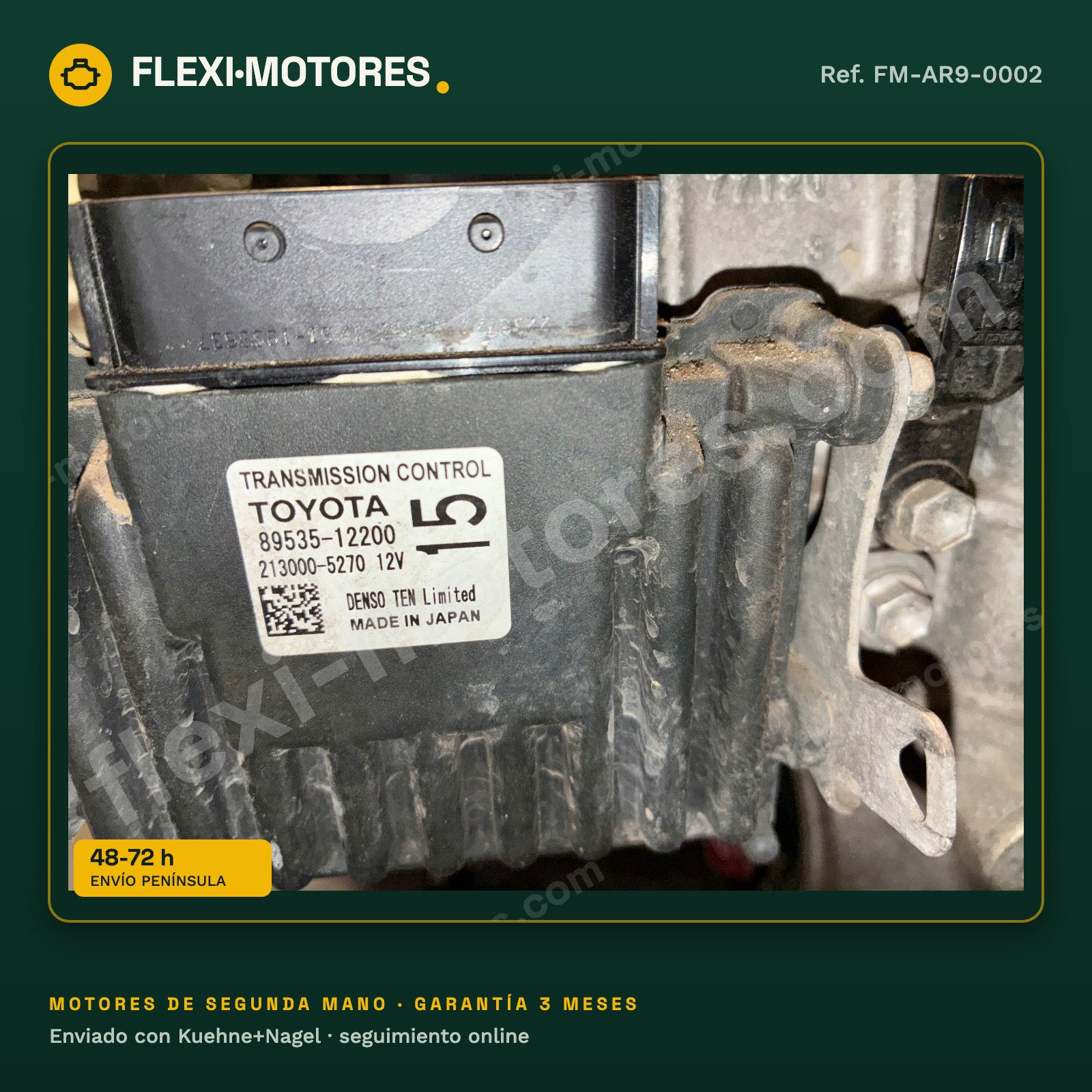 Caja de cambios CVT K320 Toyota Corolla E21 1.5 Dynamic Force 89535-12200