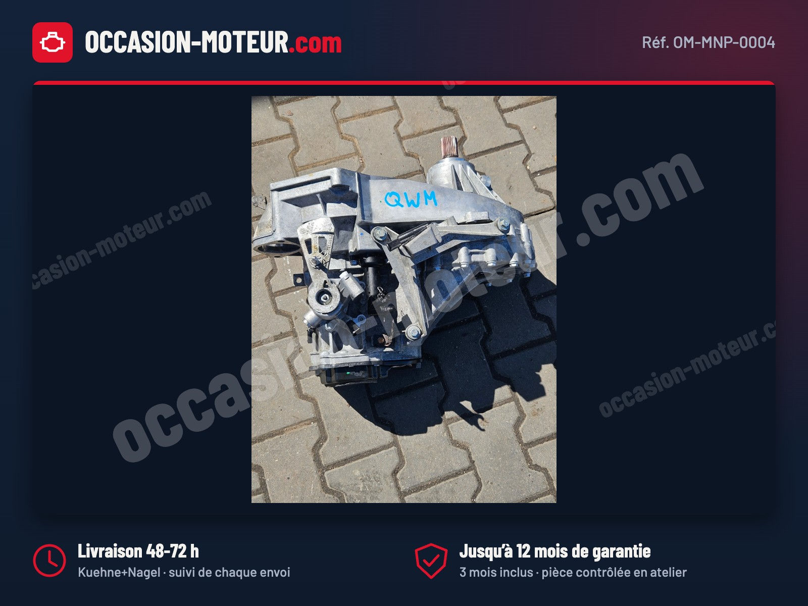 Boîte manuelle 6 vitesses QWM Volkswagen Transporter T6 2.0 TDI