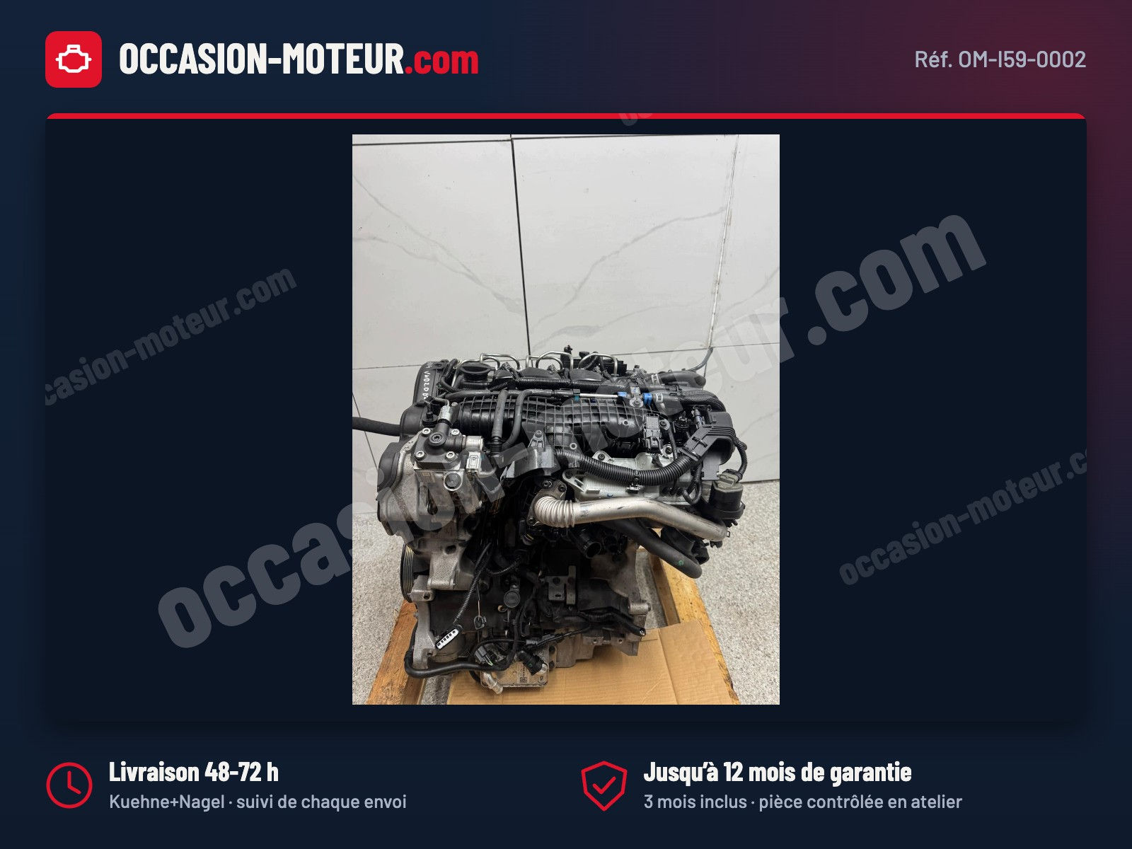 Moteur Volvo 2.0 D2 120 ch D4204T8 V40 II S60 II V60 110 000 km