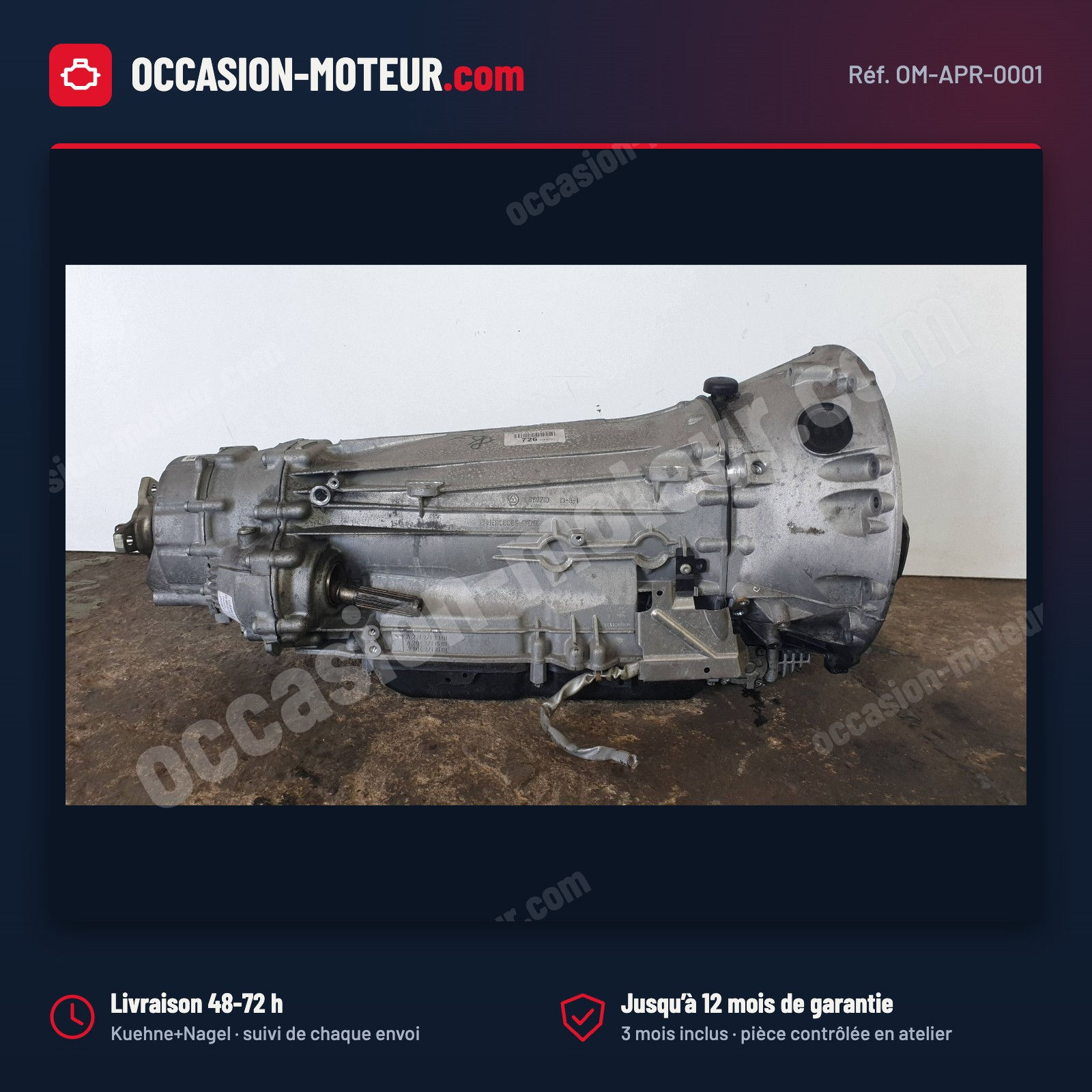 Boîte auto 7G-Tronic 722.965 Mercedes C 250 BlueTEC 4MATIC W205 143 000 km
