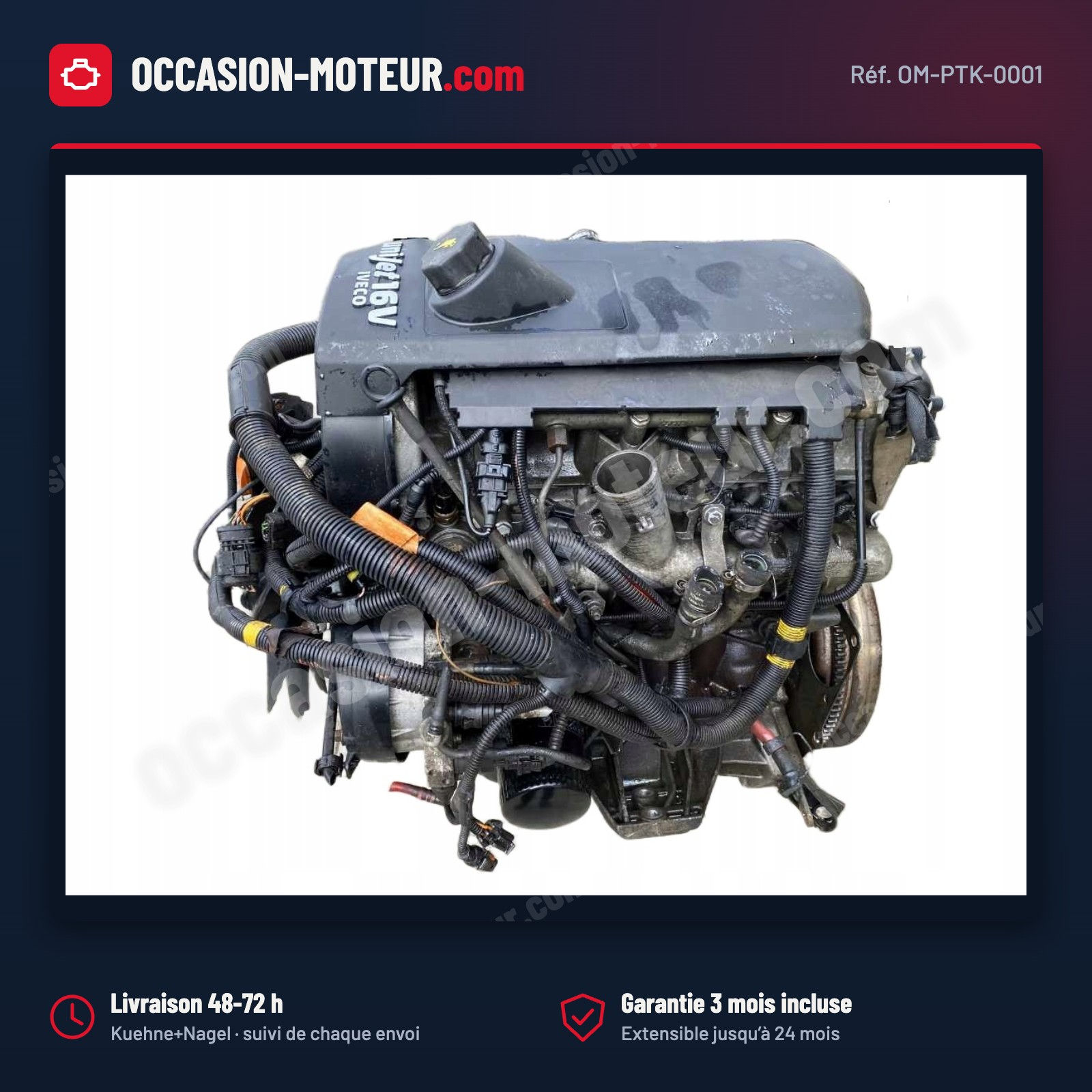 Moteur Iveco Daily III 2.3 HPI 95 ch F1AE0481A 29L10 35S10