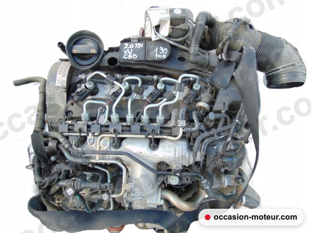 Moteur complet VW 2.0 TDI 140 ch CBD Golf VI / Passat / Tiguan 139 000 km