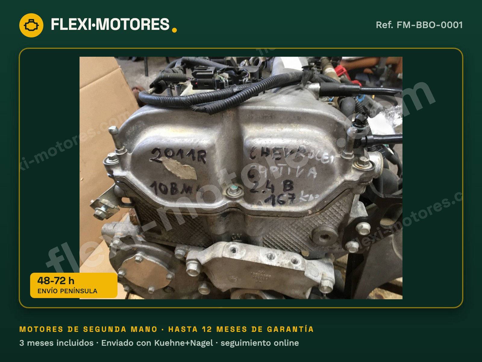 Motor Chevrolet Captiva Opel Antara 2.4 16V 167 CV A24XE LE5 2011 completo