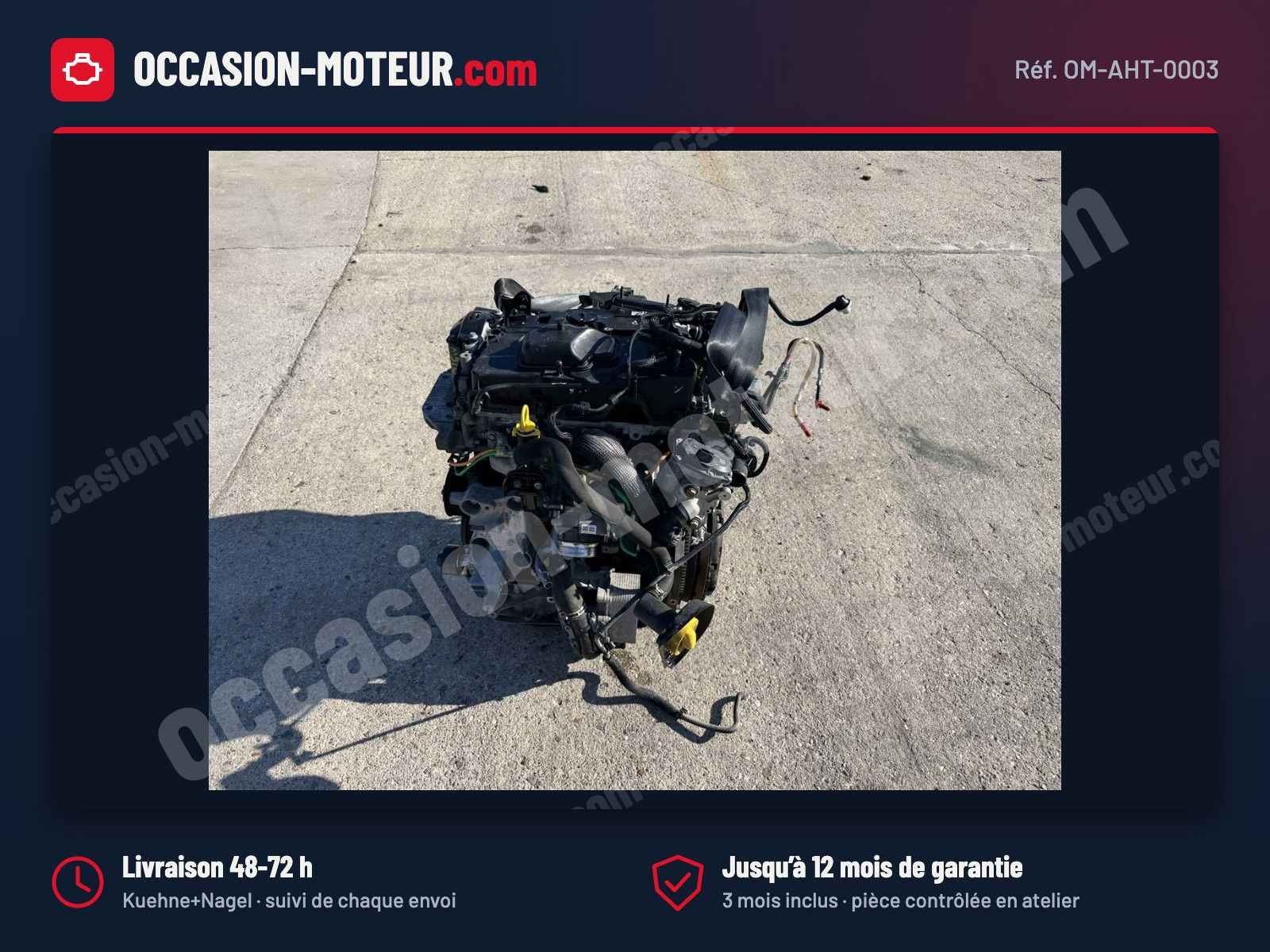 Moteur Renault Master IV 2.3 dCi M9TG726 traction 2022 20 000 km