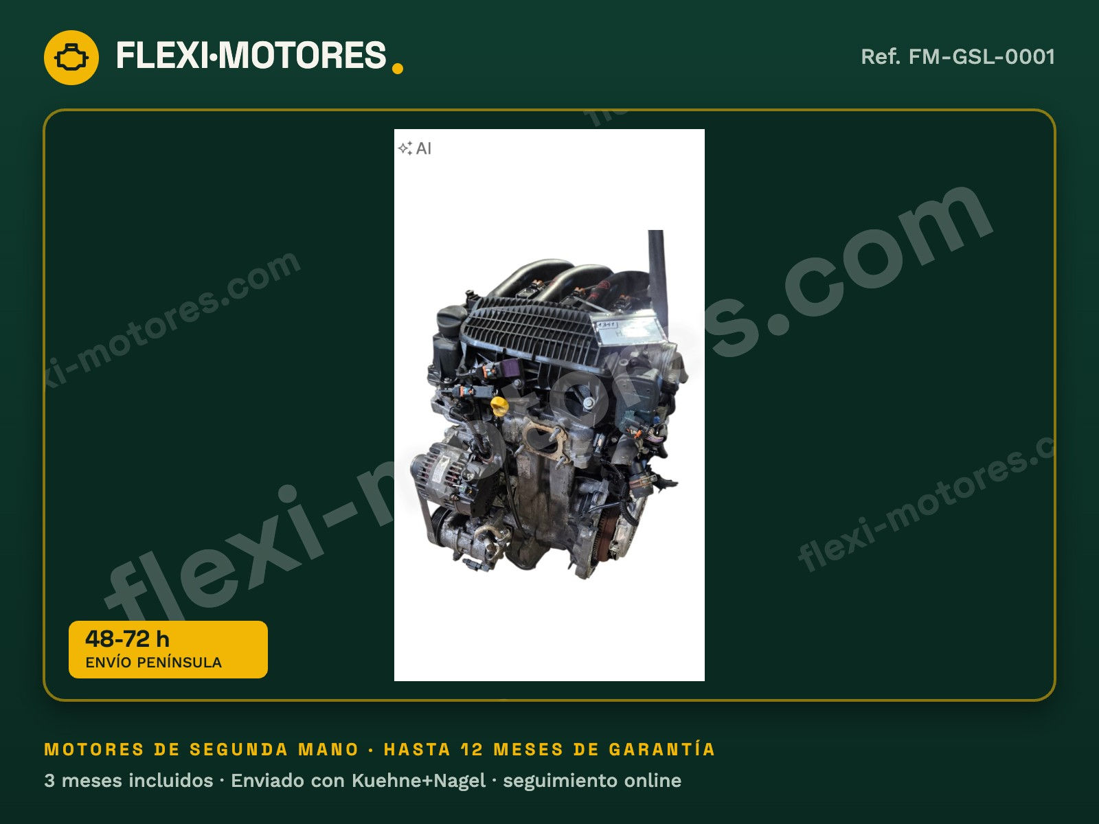 Motor Peugeot 208 2008 308 Citroën C3 1.2 VTi 82 HM01 HMZ 140 000 km