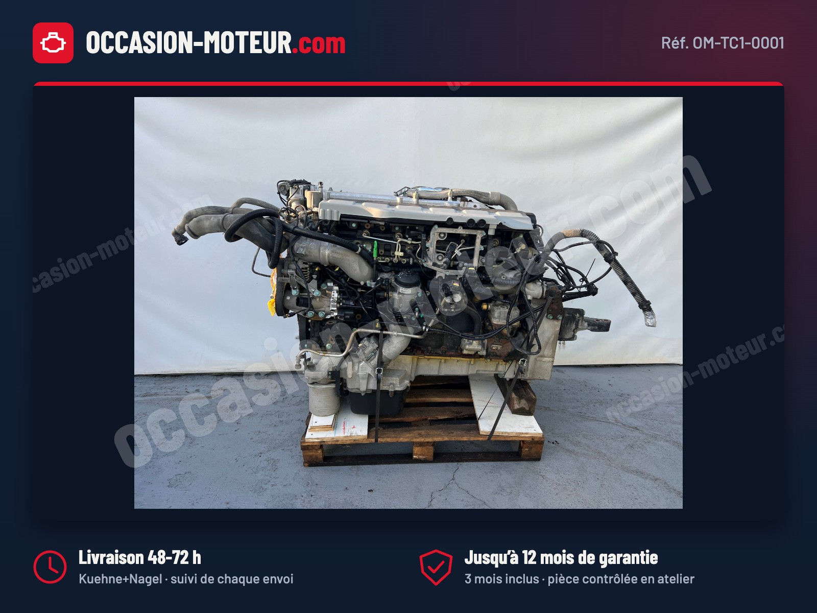 Moteur PL MAN TGX TGS D2676 LF46 Euro 6 2017