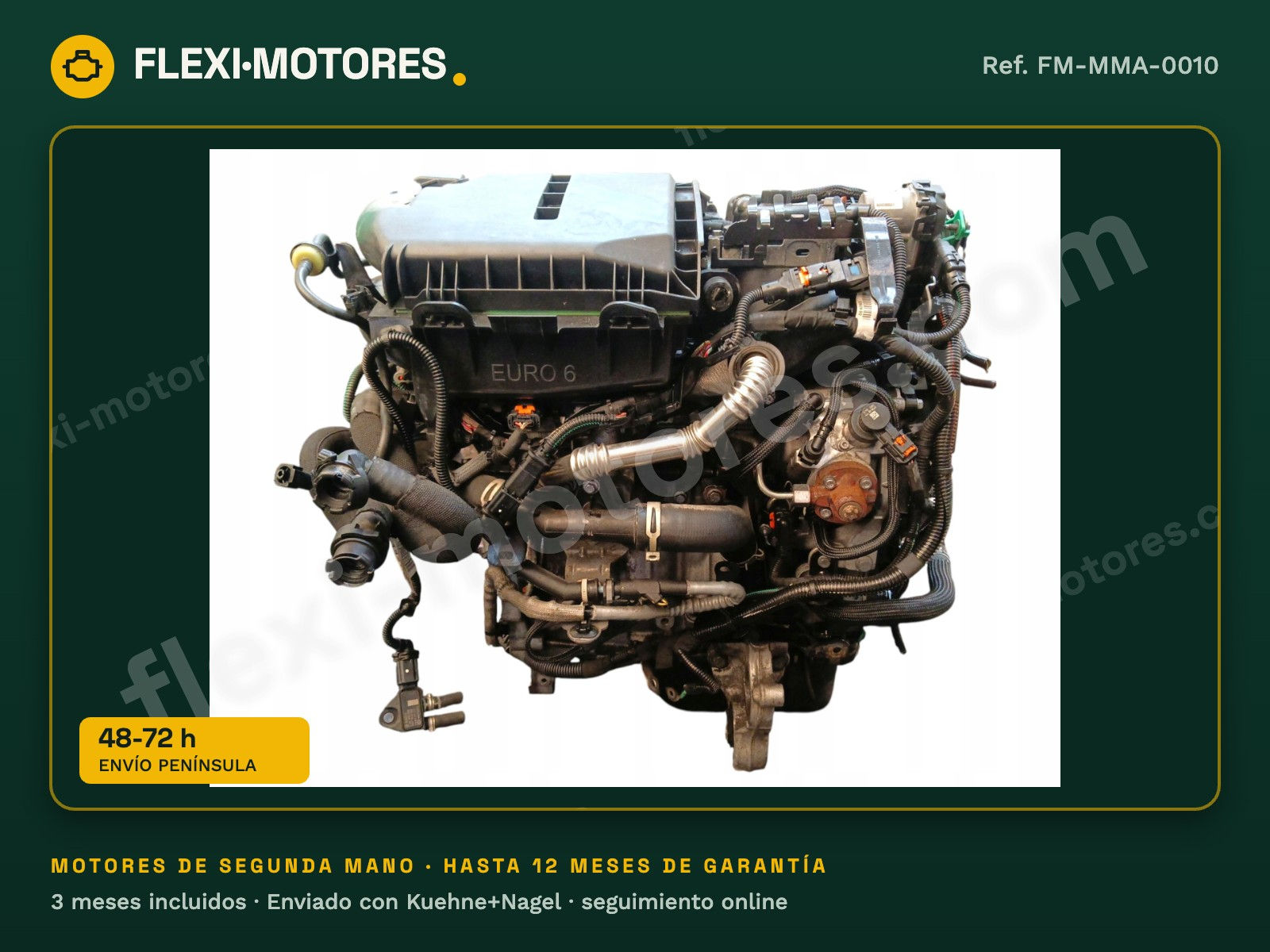 Motor Citroën C4 II B7 1.6 BlueHDi 100 BHY 198 000 km