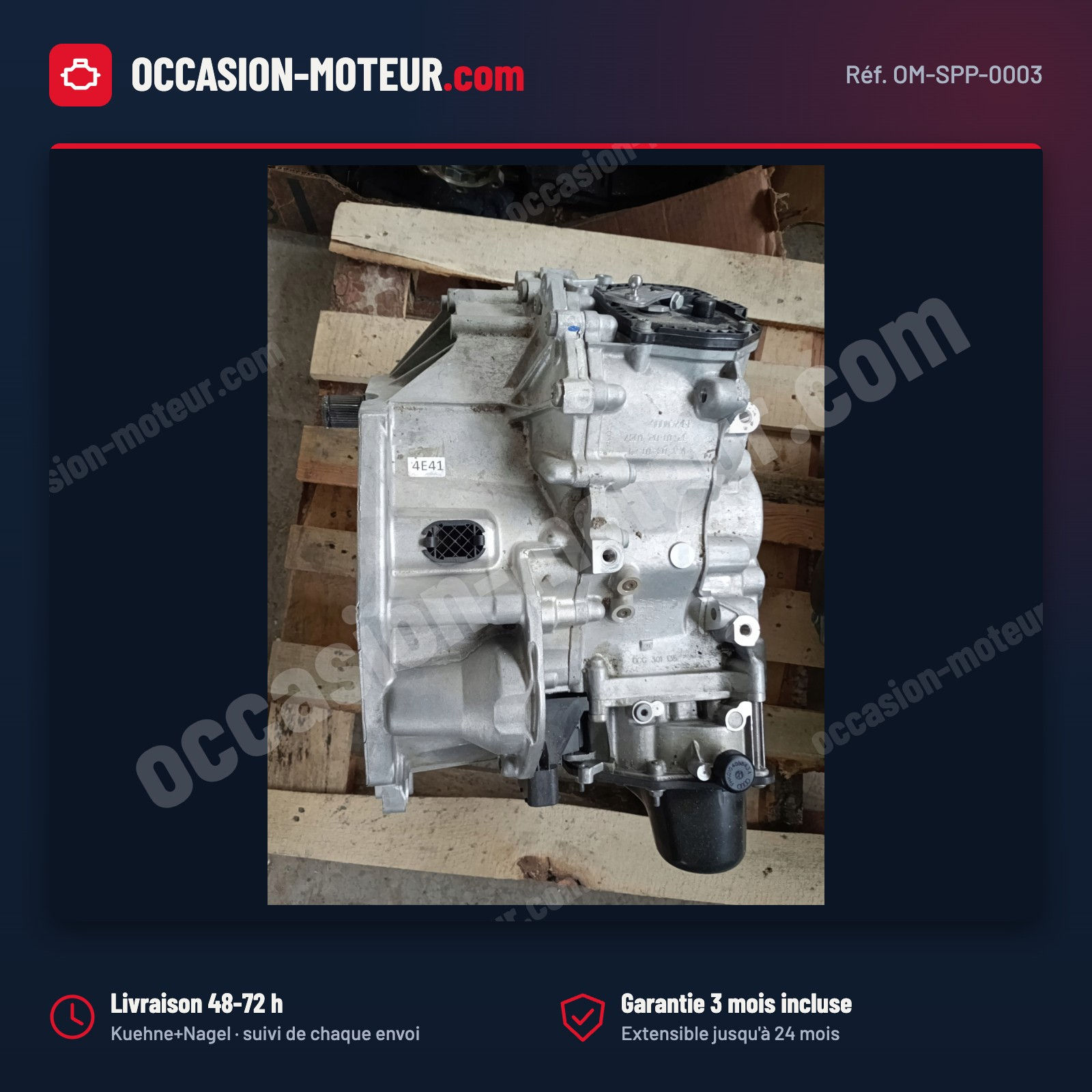 Boîte DSG7 VSY DQ200 Audi Q2 / VW T-Roc / Touran 1.5 TSI 12 000 km