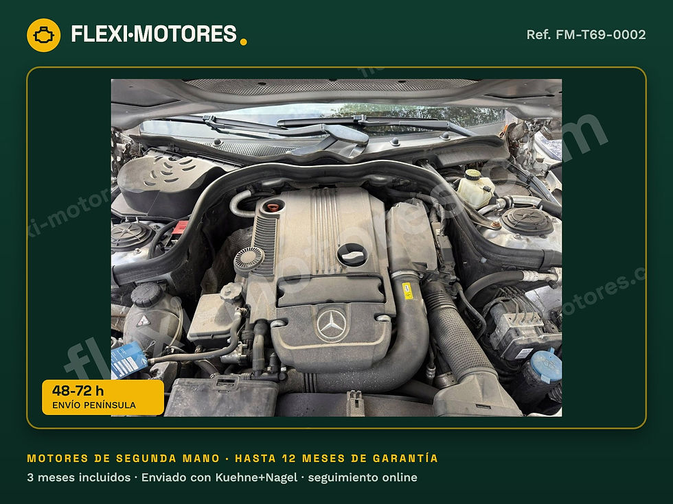 Miniatura: Motor Mercedes 1.8 CGI turbo M271.860 Clase C W204 Clase E W212 84 000 km