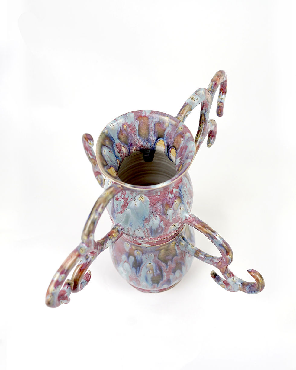 Thumbnail: Dreamscape of Eastern Garden - Vase N1 - Peony Blush