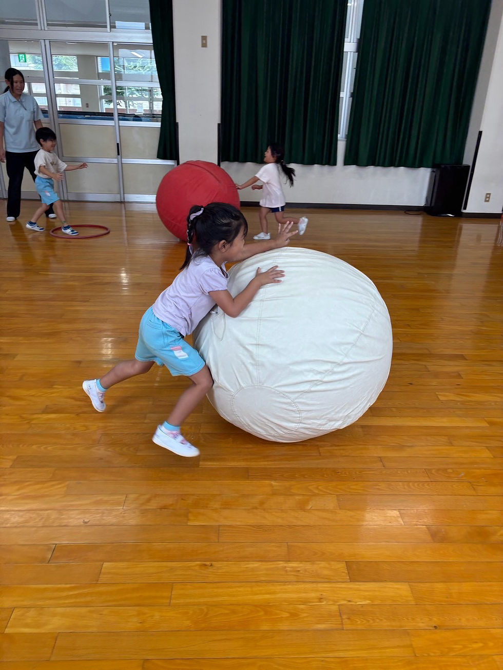 あか組 運動会練習①
