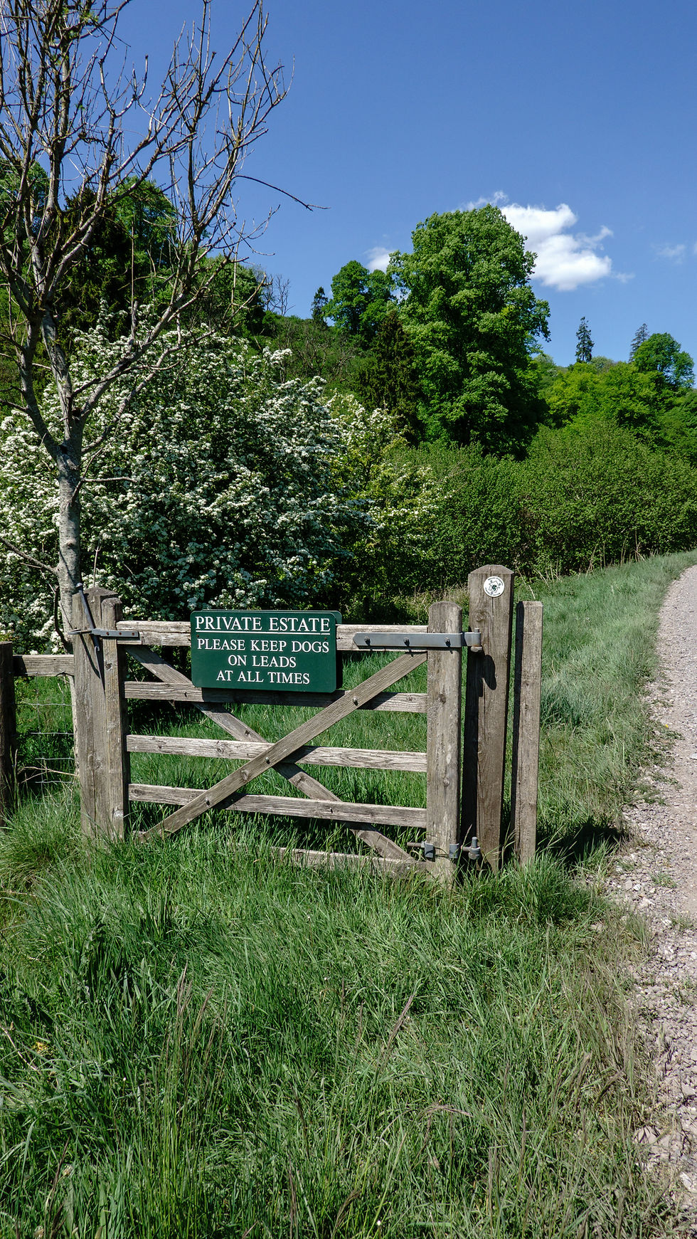 The estate is subject to public rights of way