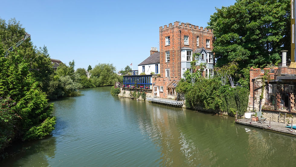 Caudwell's Castle on Folly Bridge Island Oxford