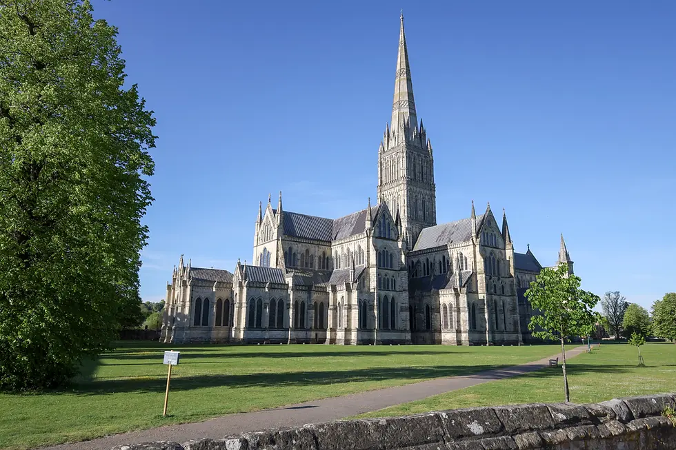 Salisbury Cathedral has the tallest spire in the UK